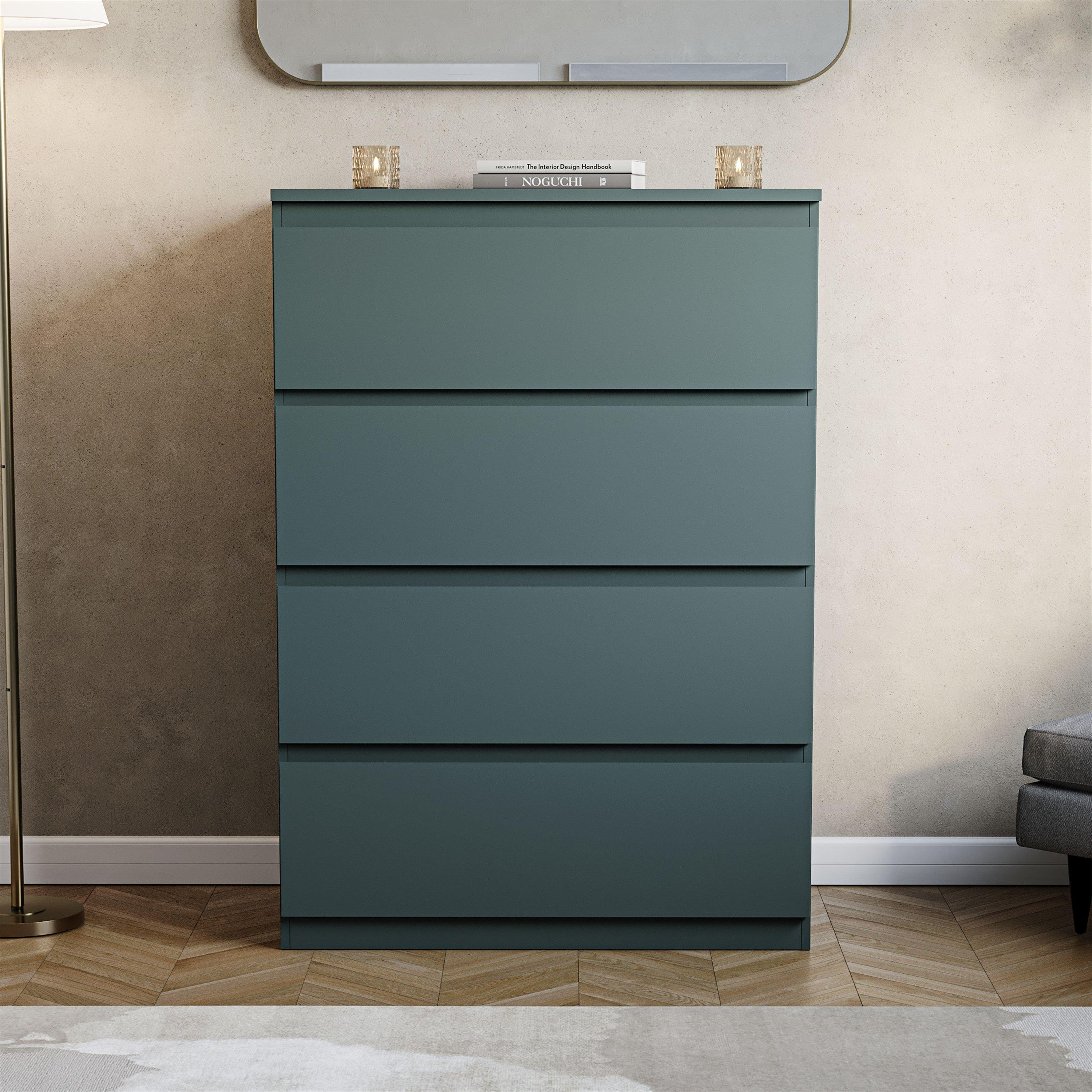 Jasper Green - Lassic - Vida Designs Denver 4 Drawer Chest - 3