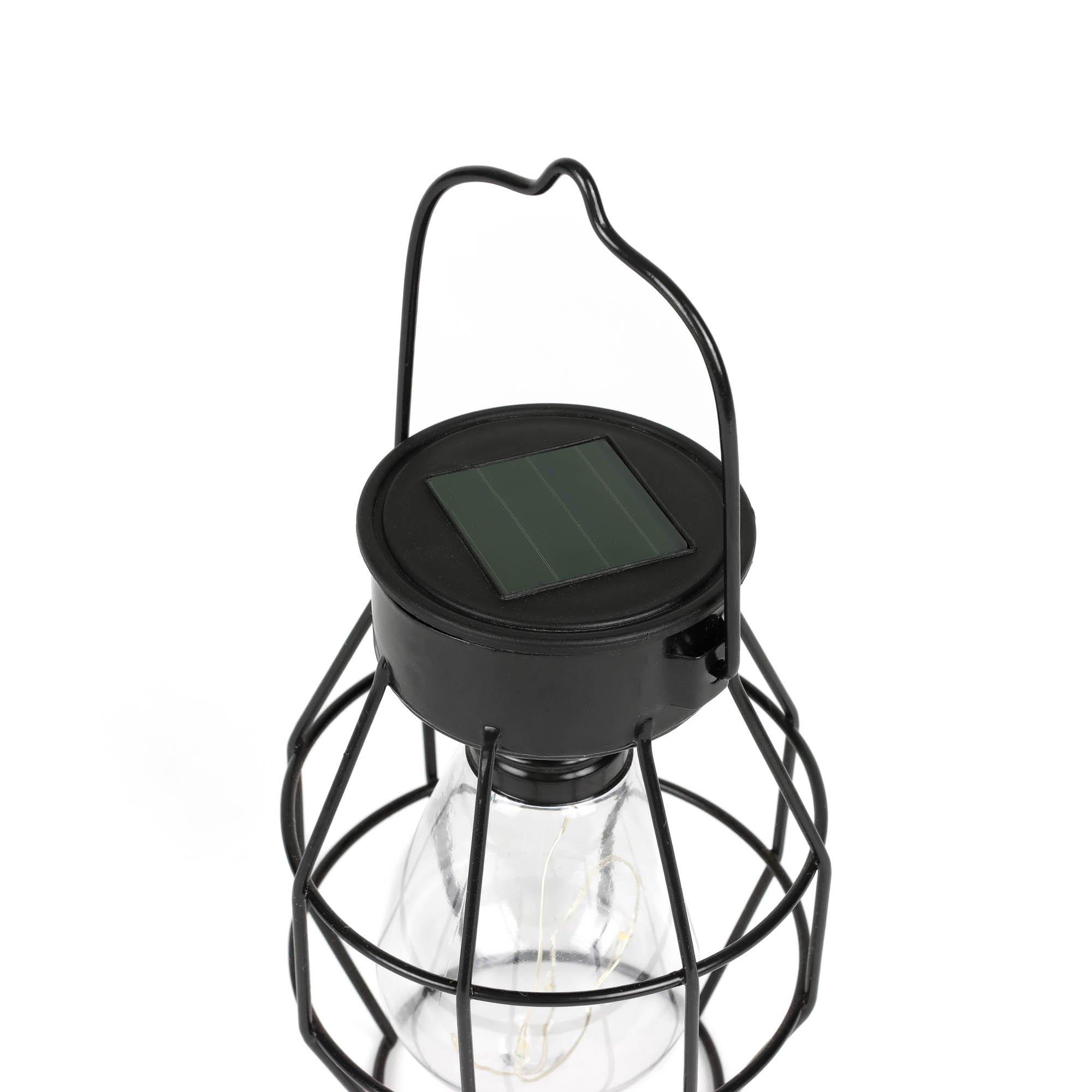 Black - Streetwize - Timeless Caged Lantern String Lights - 4