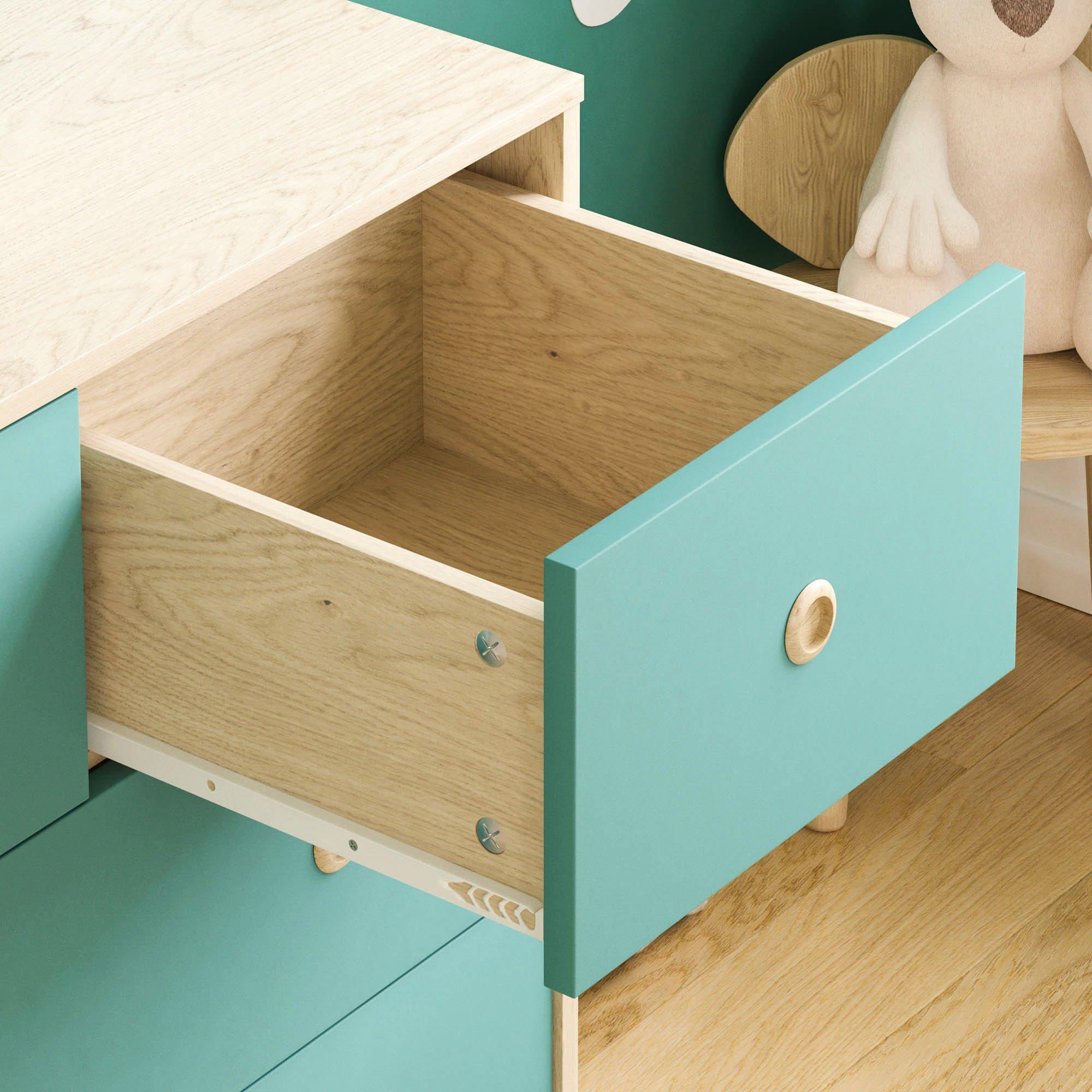 Blue & Oak - Lassic - Junior Vida Neptune 5 Drawer Chest - 6