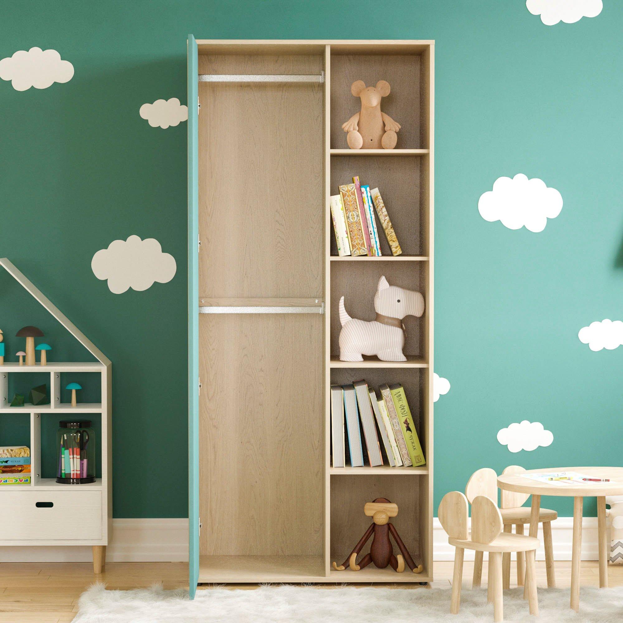 Blue & Oak - Lassic - Junior Vida Neptune 1 Door Wardrobe - 4