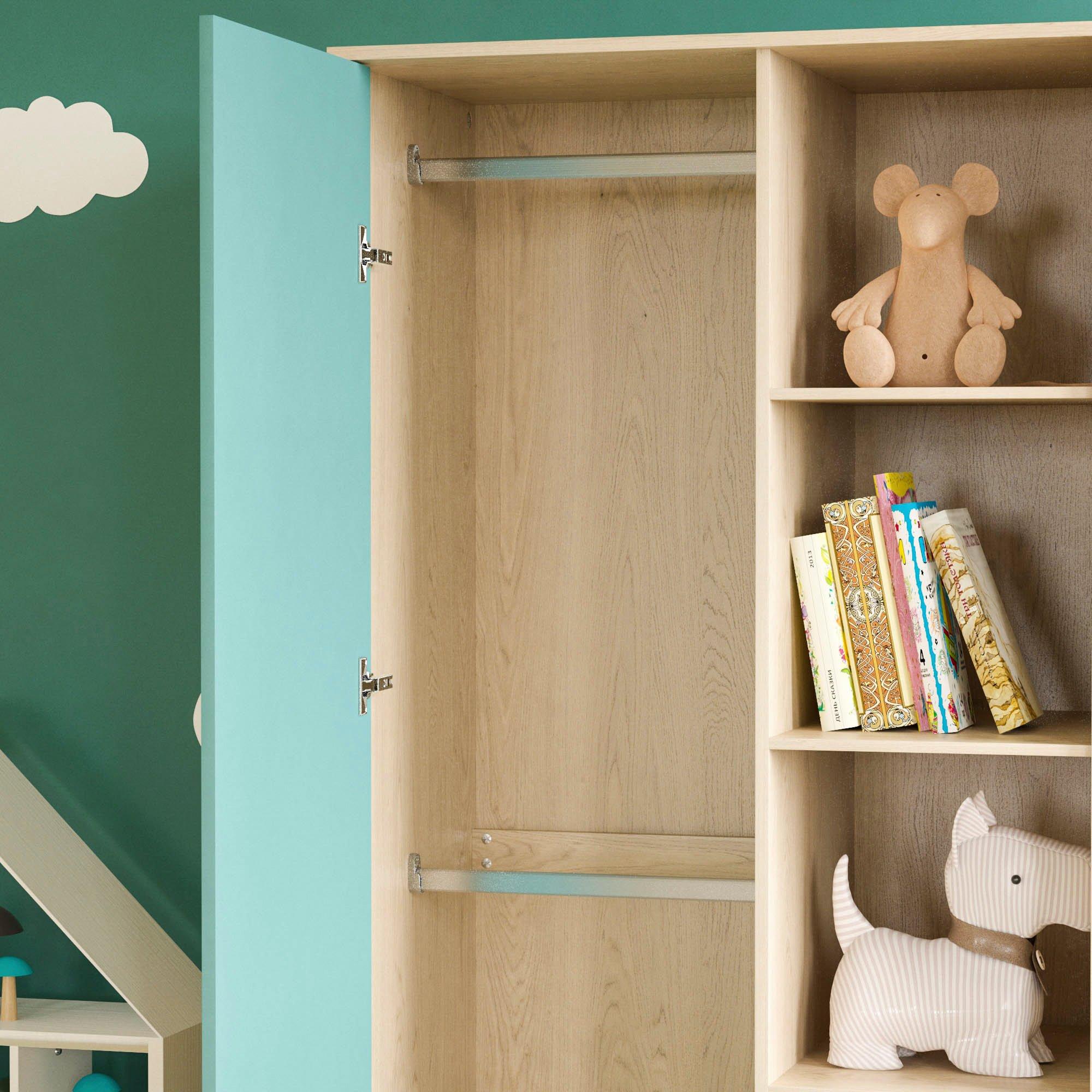 Blue & Oak - Lassic - Junior Vida Neptune 1 Door Wardrobe - 6