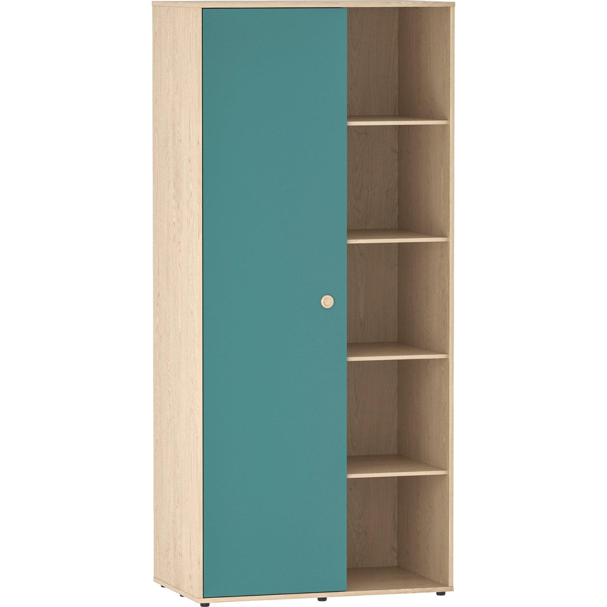 Blue & Oak - Lassic - Junior Vida Neptune 1 Door Wardrobe - 8