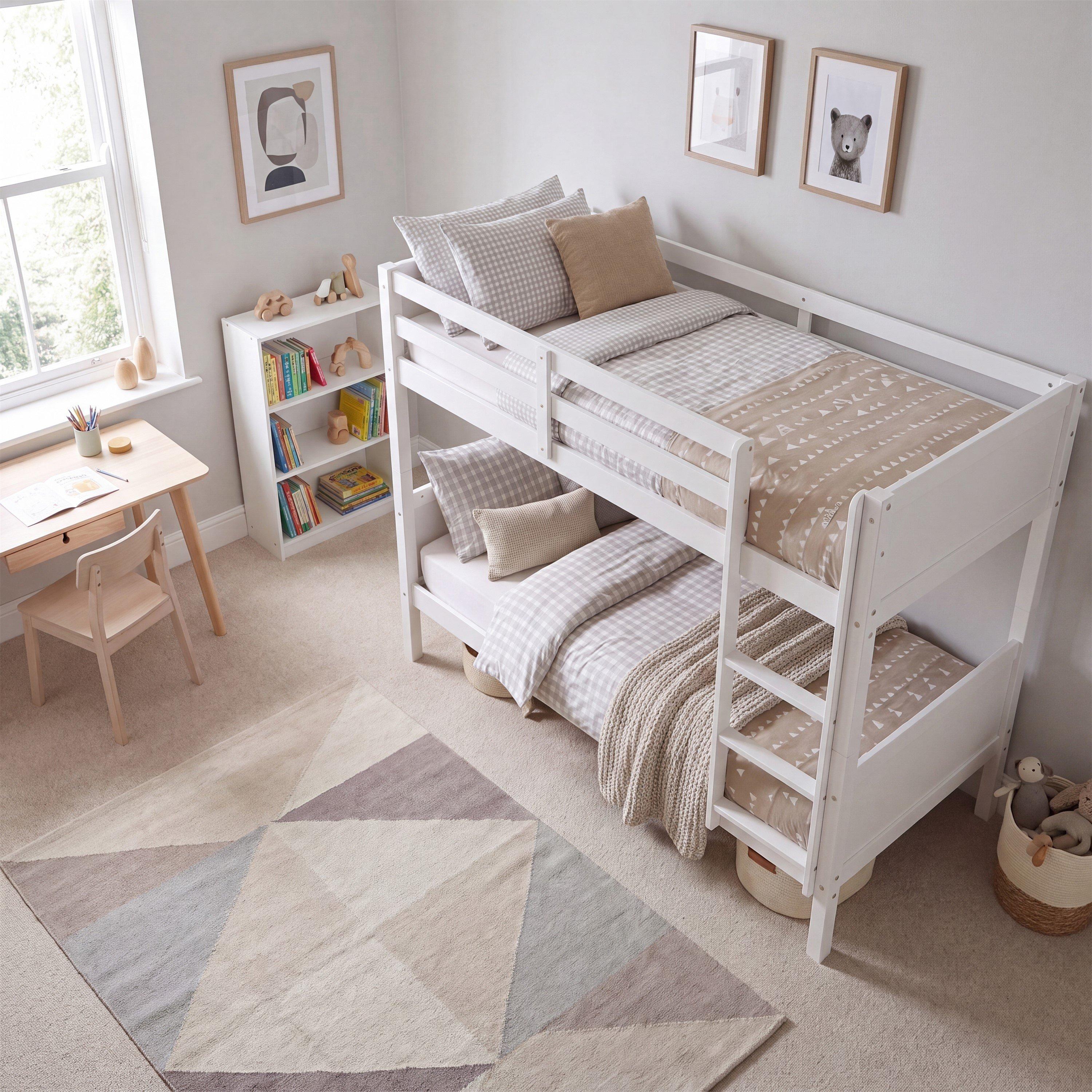 White - Lassic - Junior Vida Gemini Detachable Bunk Bed - 5