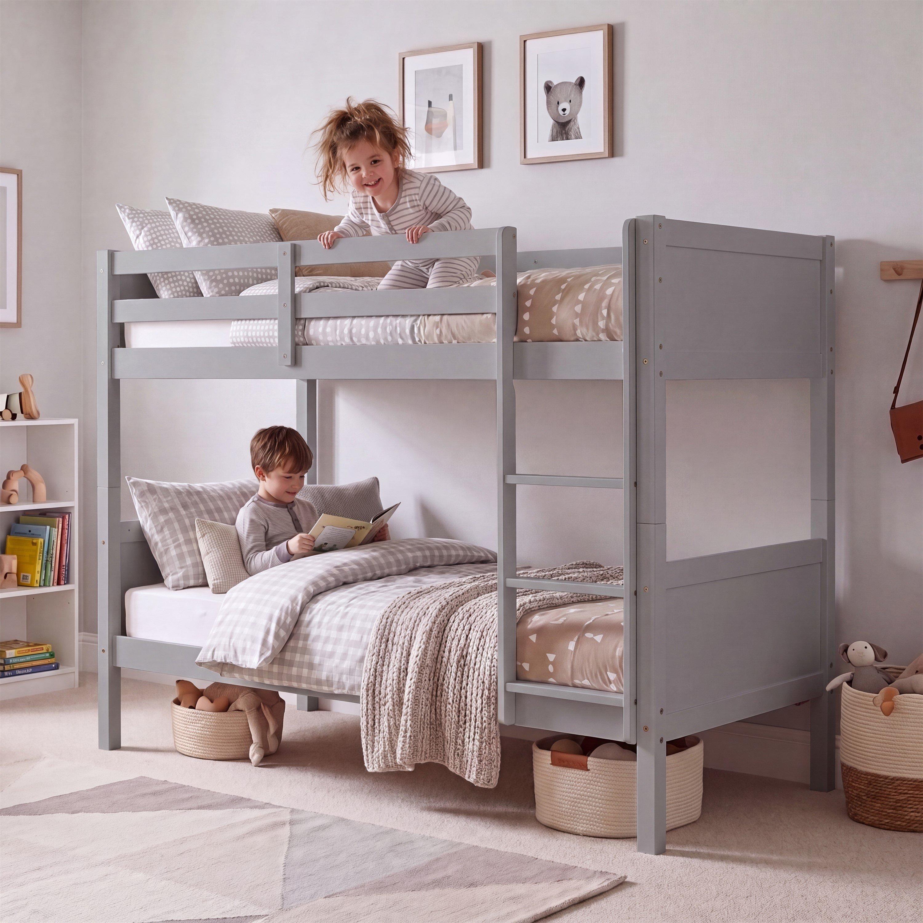 Grey - Lassic - Junior Vida Gemini Detachable Bunk Bed - 1