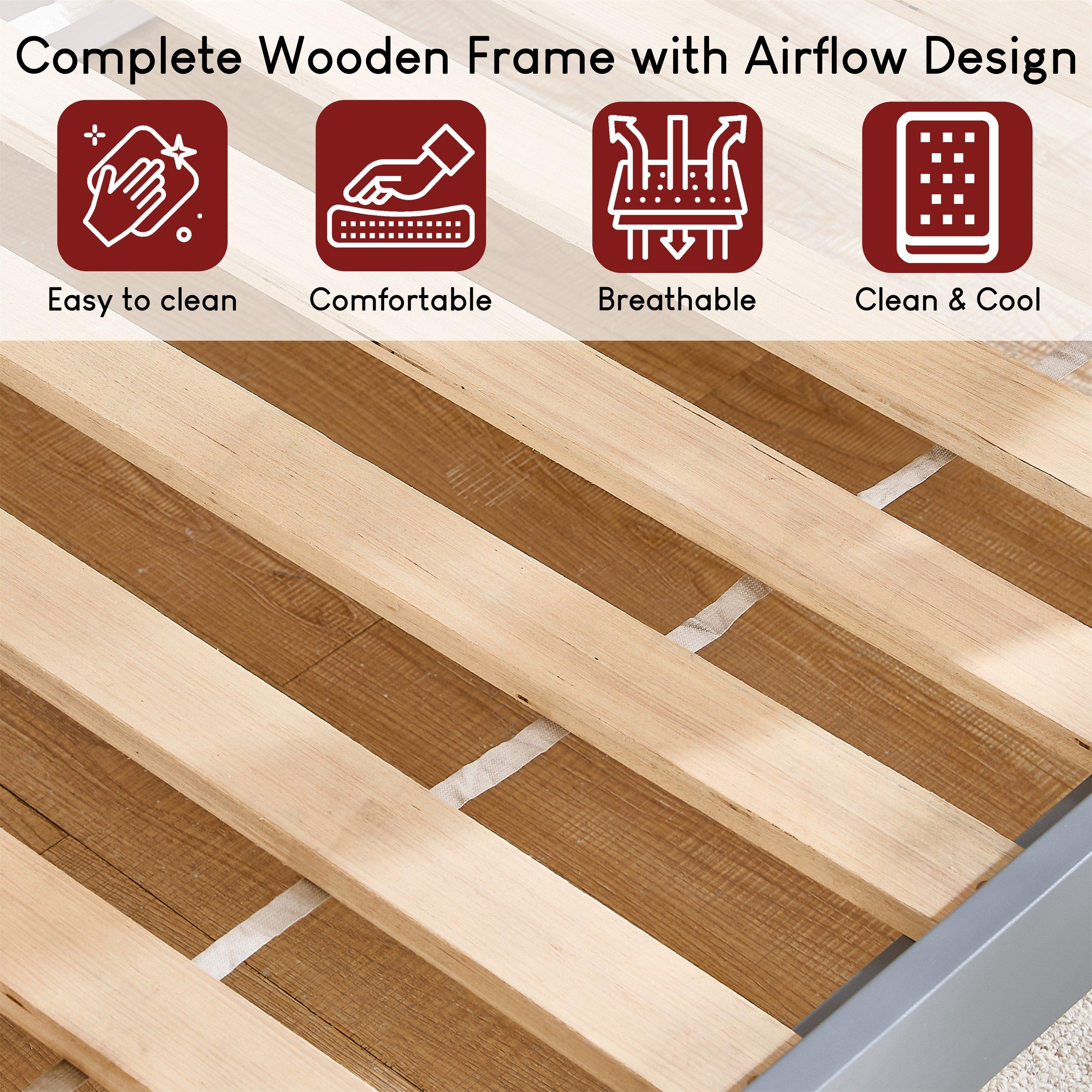 Grey - Lassic - Junior Vida Gemini Detachable Bunk Bed - 5