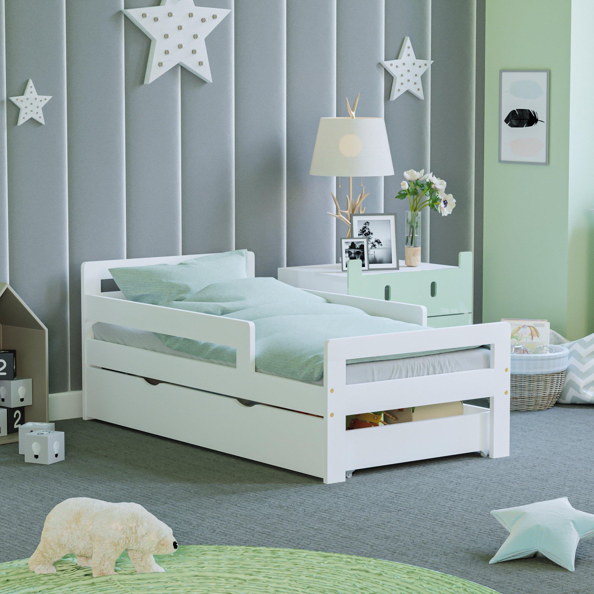 White - Lassic - Junior Vida Taurus Toddler Bed With Storage - 1