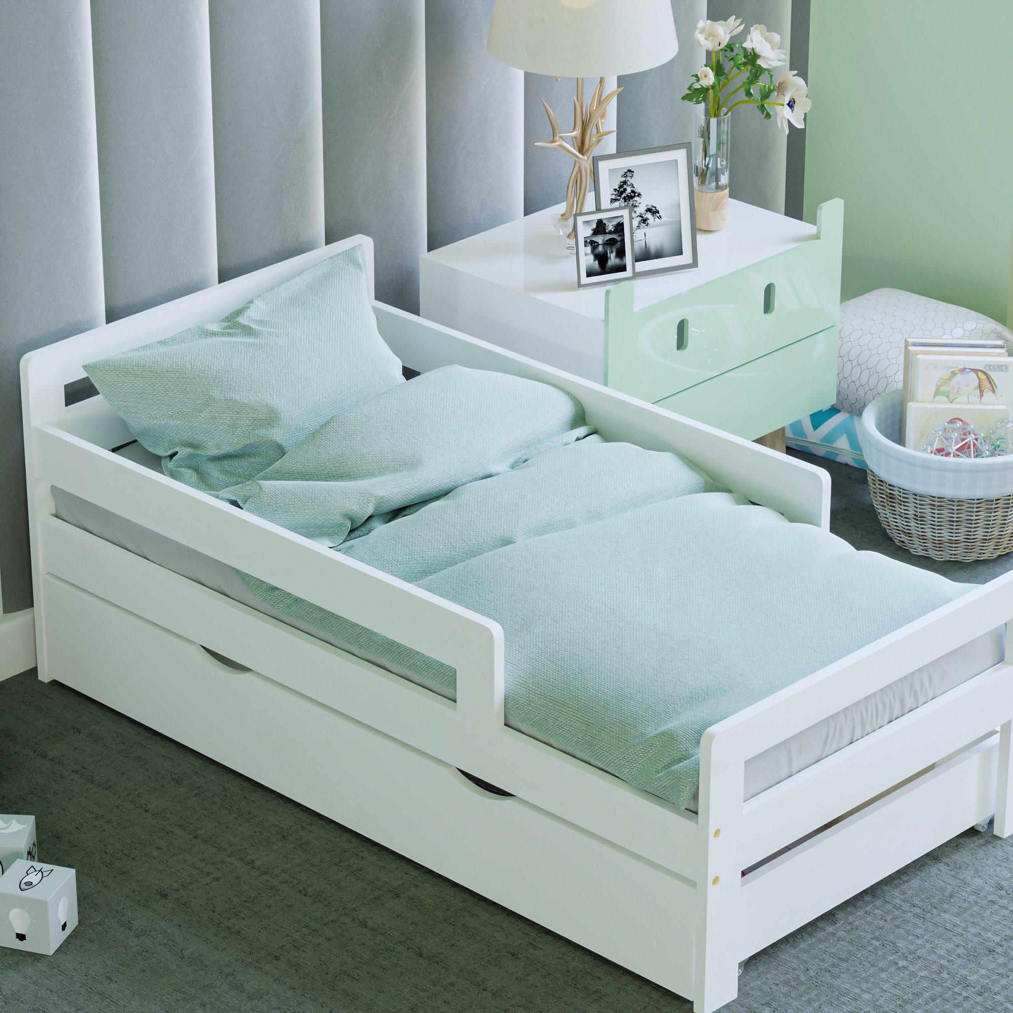 White - Lassic - Junior Vida Taurus Toddler Bed With Storage - 4