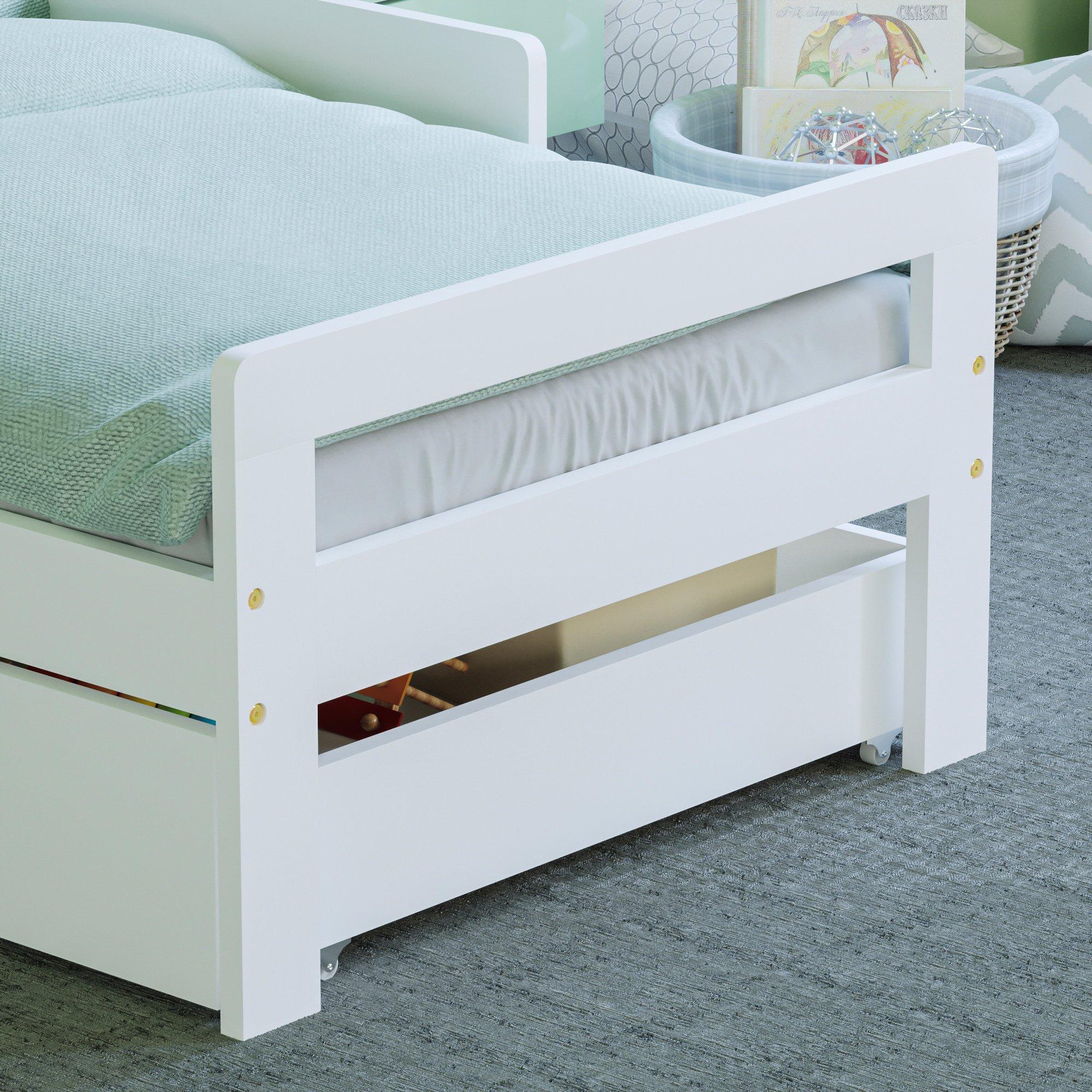 White - Lassic - Junior Vida Taurus Toddler Bed With Storage - 6