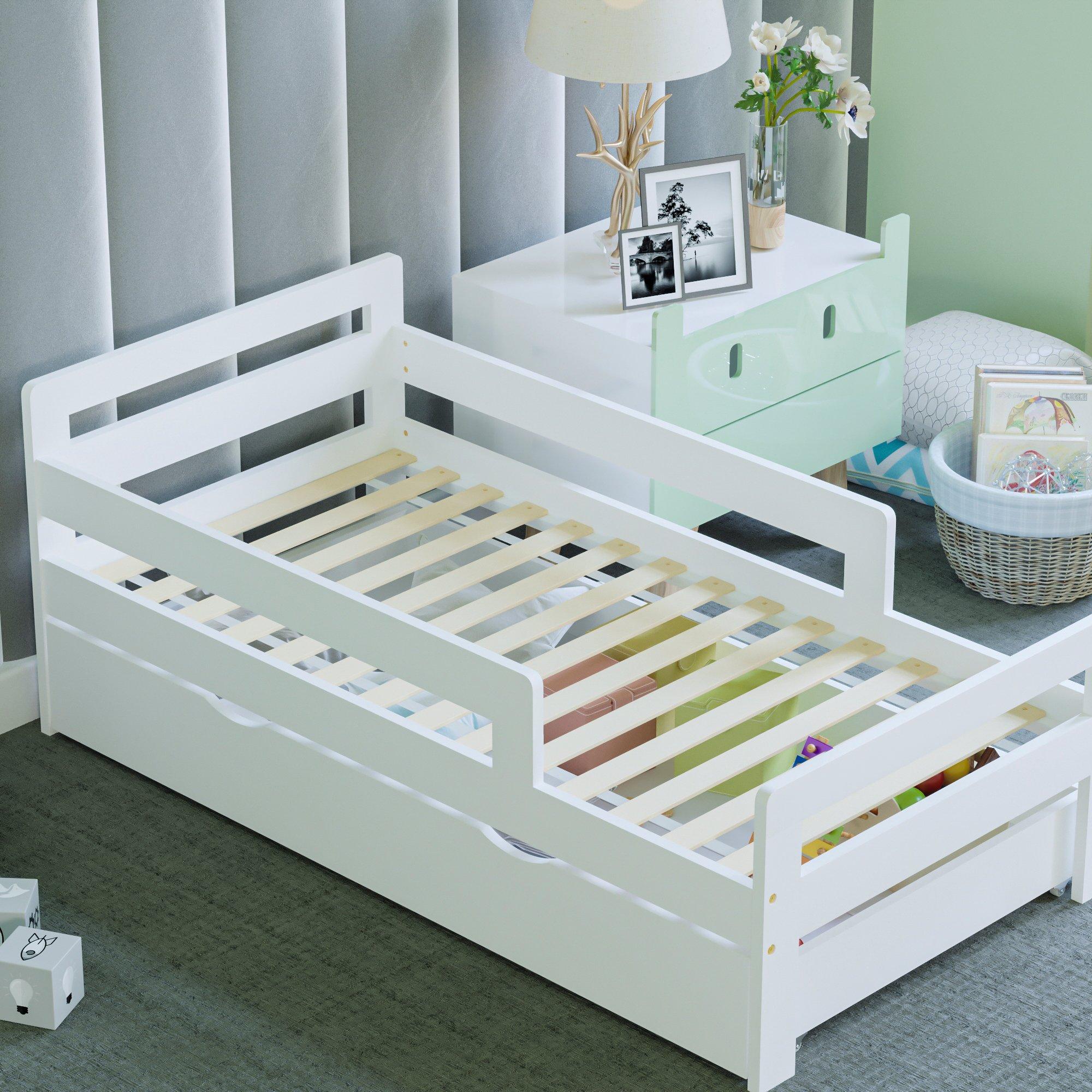 White - Lassic - Junior Vida Taurus Toddler Bed With Storage - 9