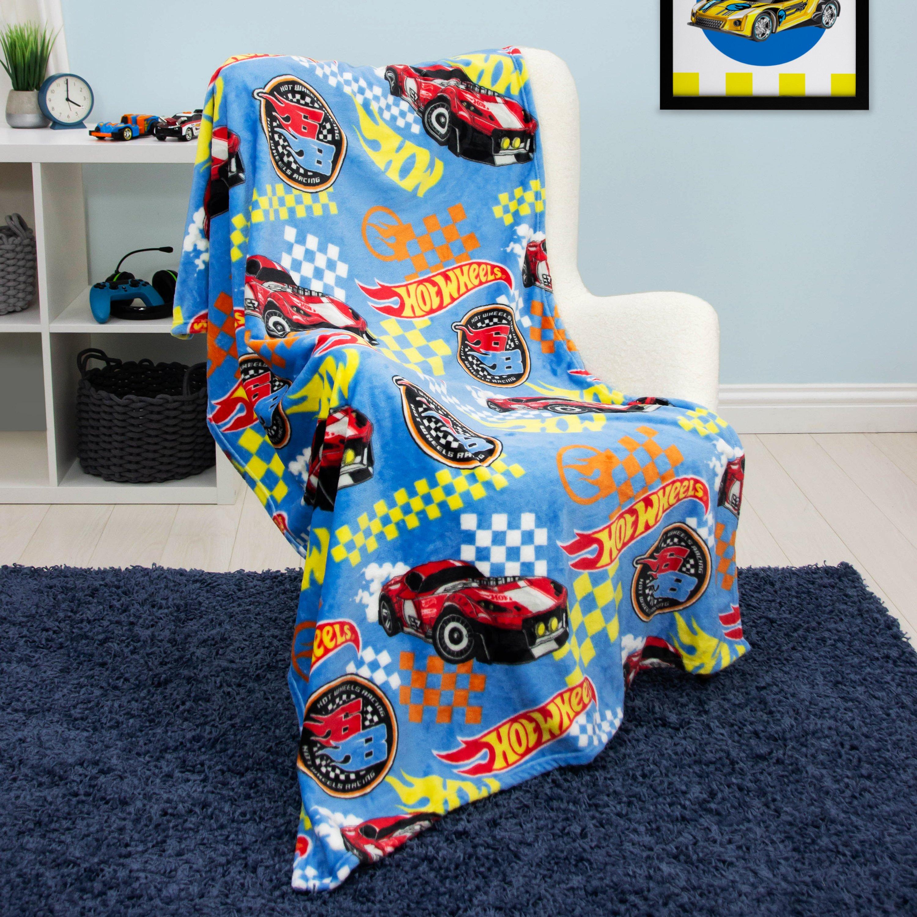 Hot Wheels  Kids Flame Fleece Blanket - 