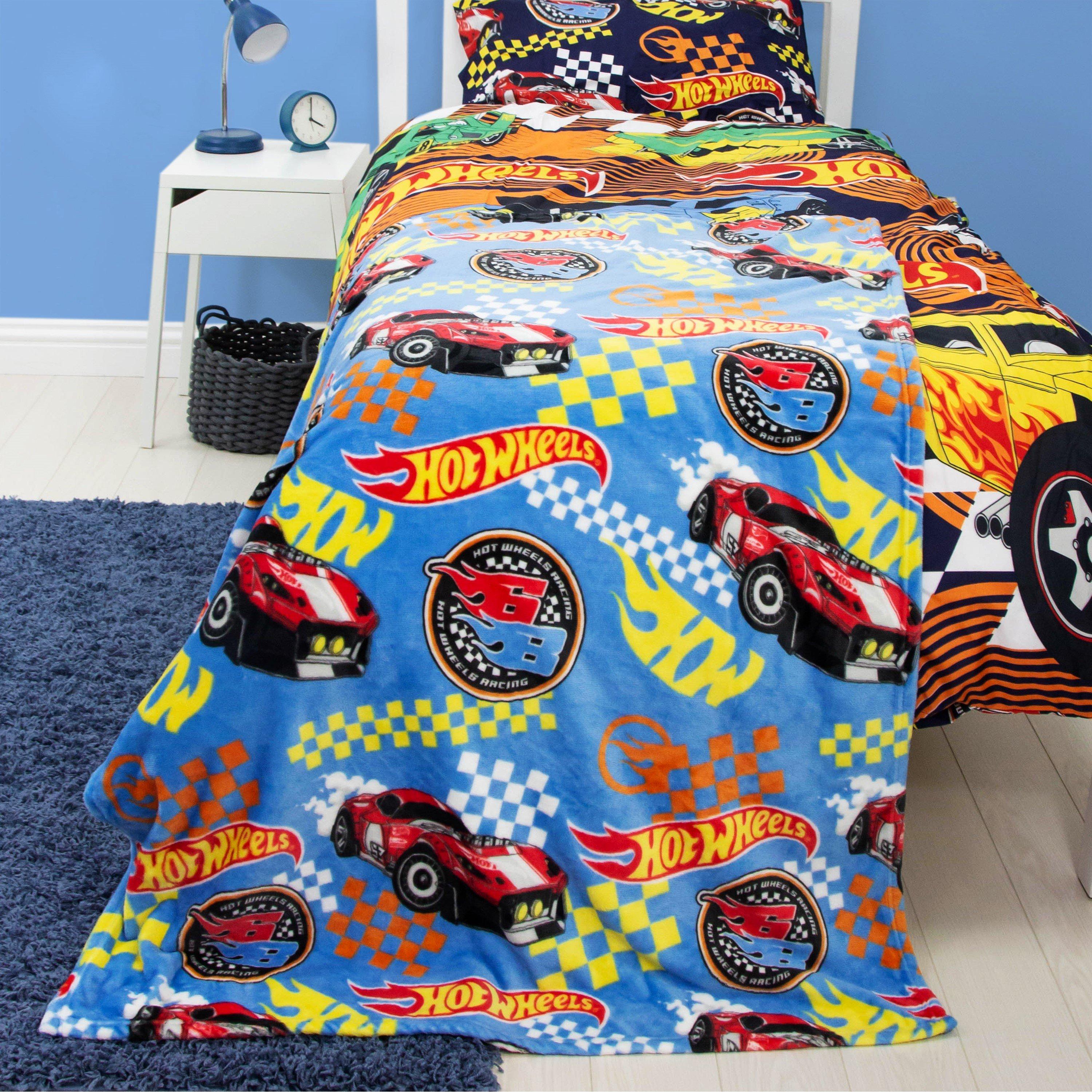 Multi - Hot Wheels - Flame Fleece Blanket - 3