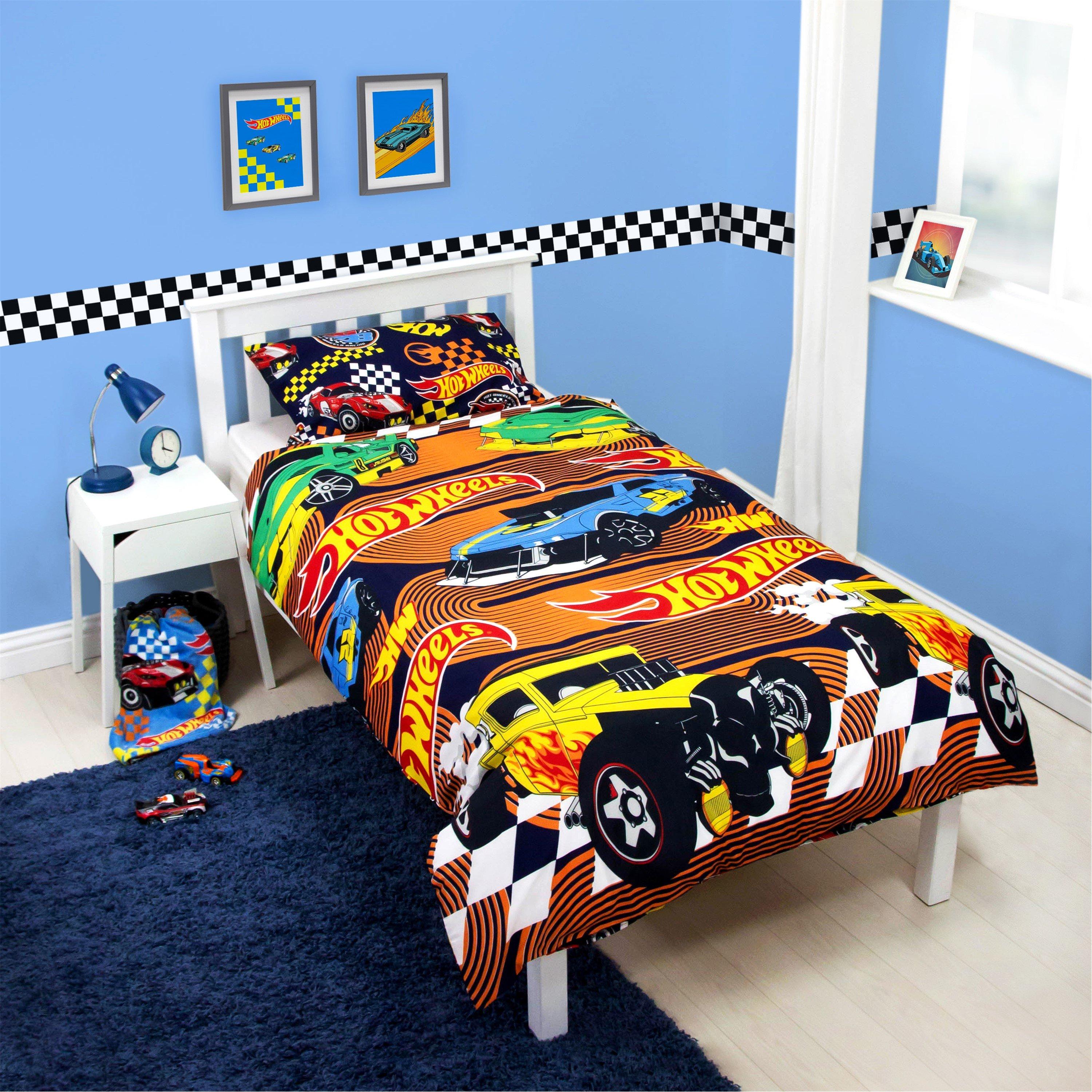 Multi - Hot Wheels - Hot Wheels Racer Single Rotary Duvet - 1