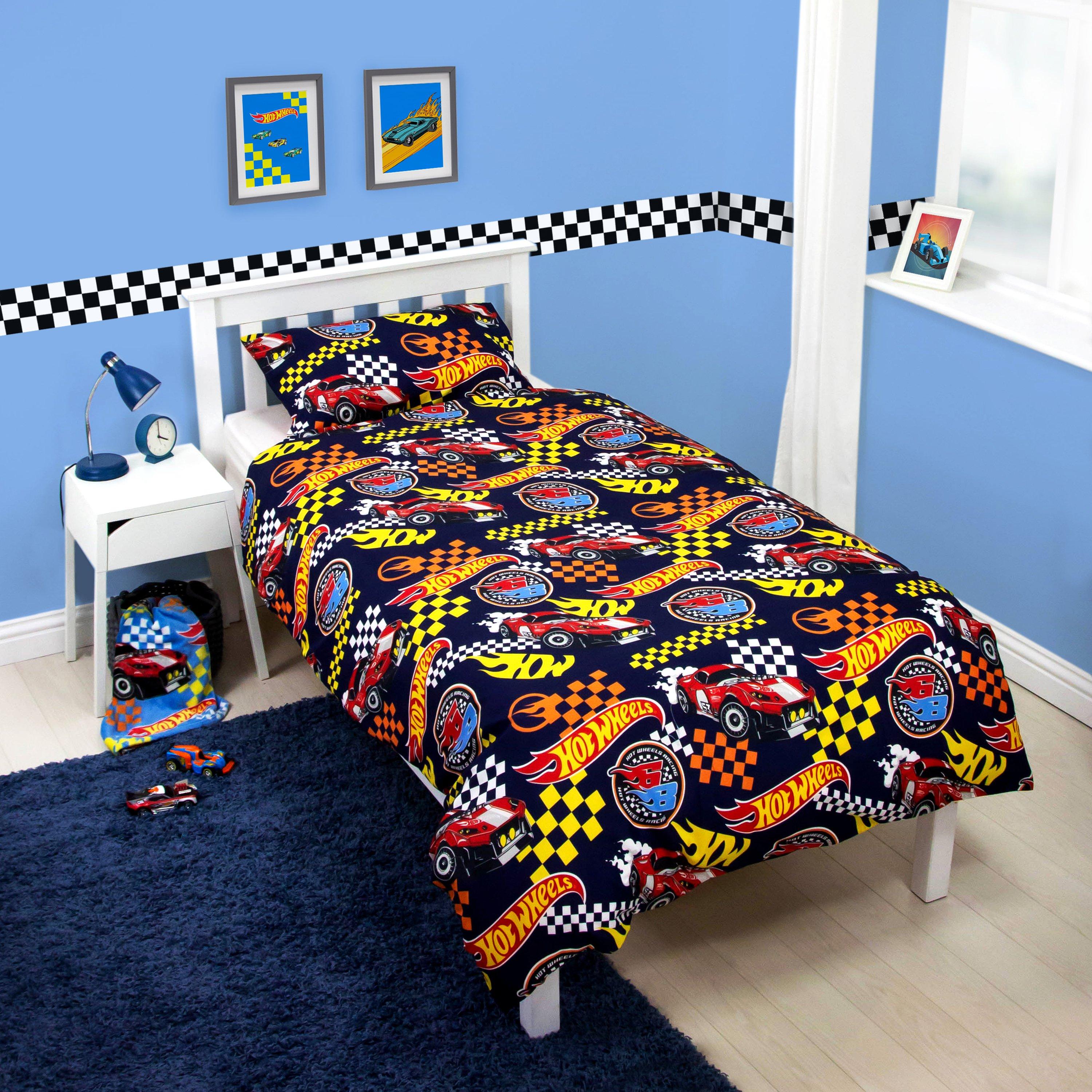 Multi - Hot Wheels - Hot Wheels Racer Single Rotary Duvet - 4