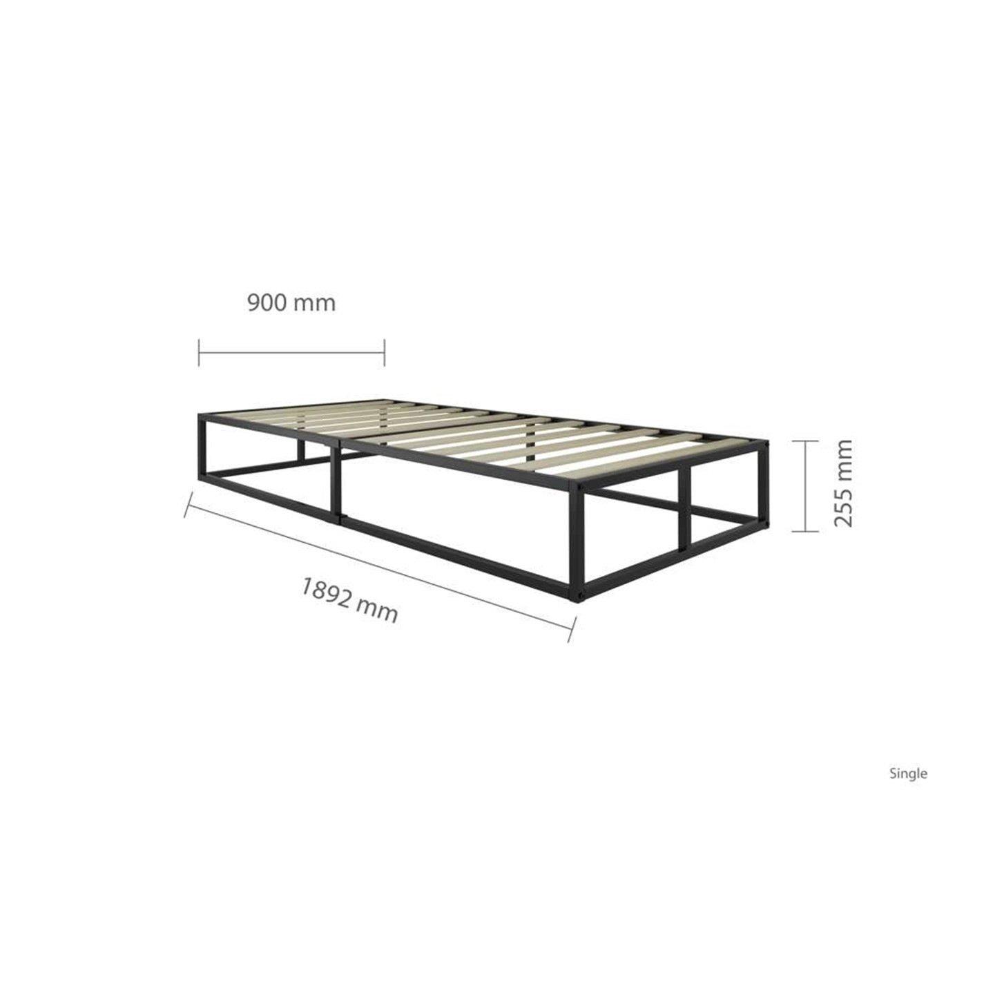 Black - Birlea - Soho Metal Platform Bed - 8
