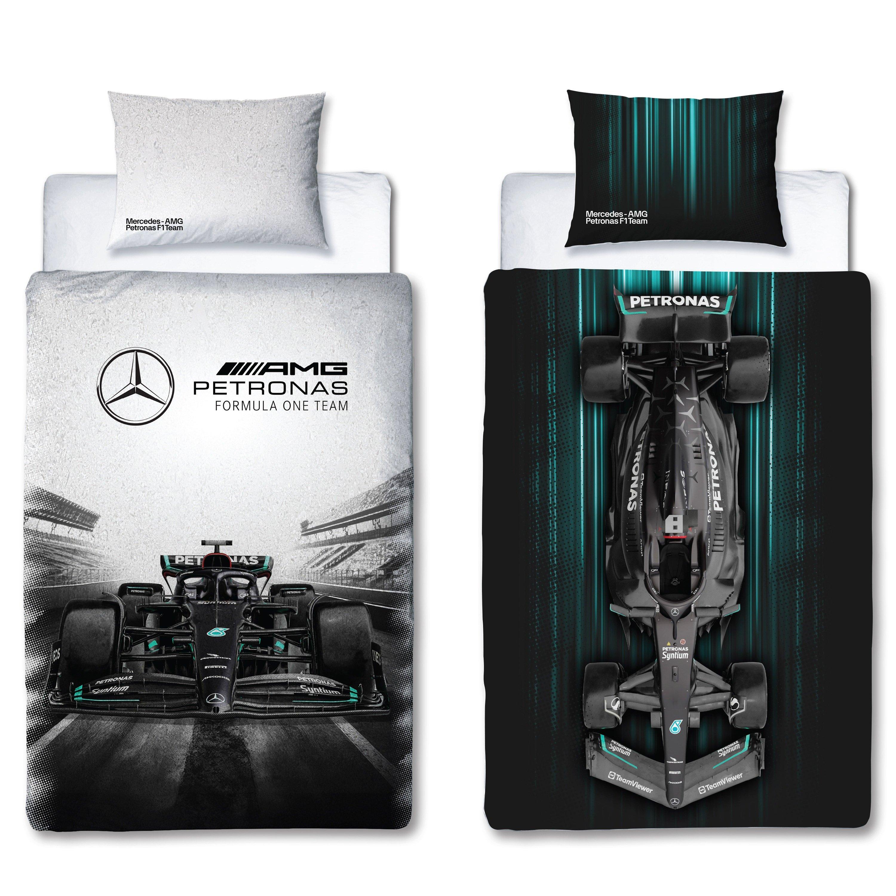 Multi - Mercedes - Mercedes F1 Skyline Single Panel Duvet - 6