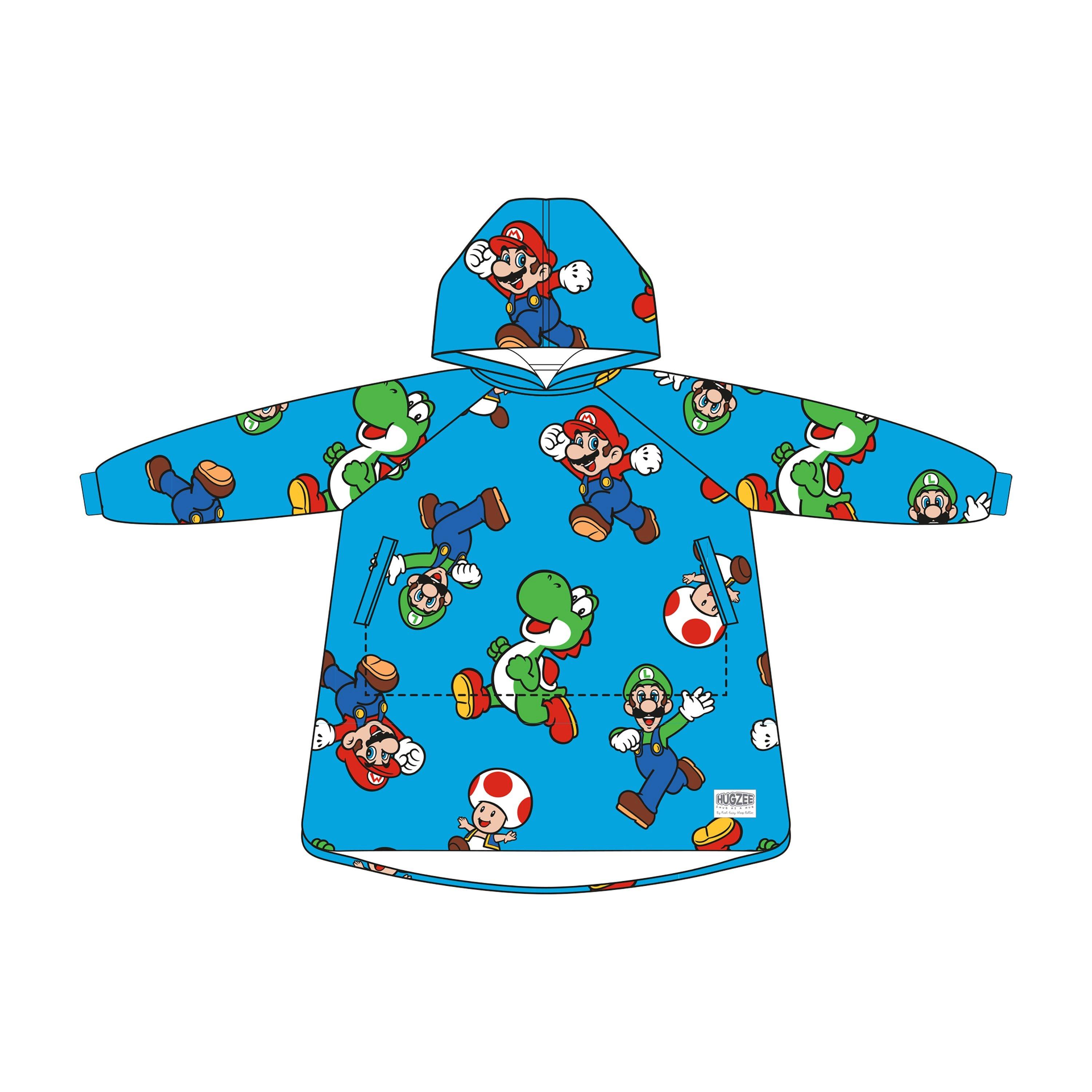 Multi - Nintendo - Mario Hooded Wearable Fleece - 5