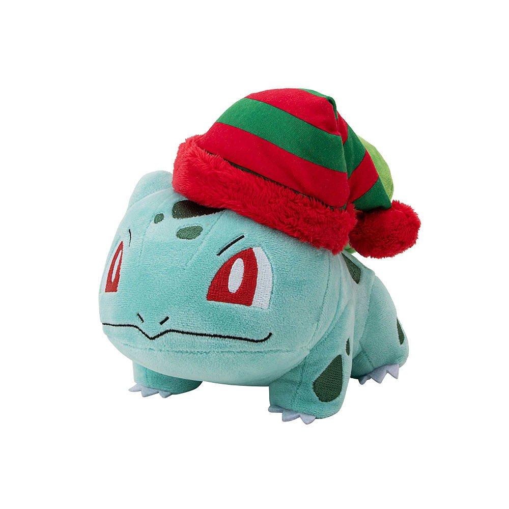 Pokemon PKW 8' Plush Holiday Bulbasaur W4