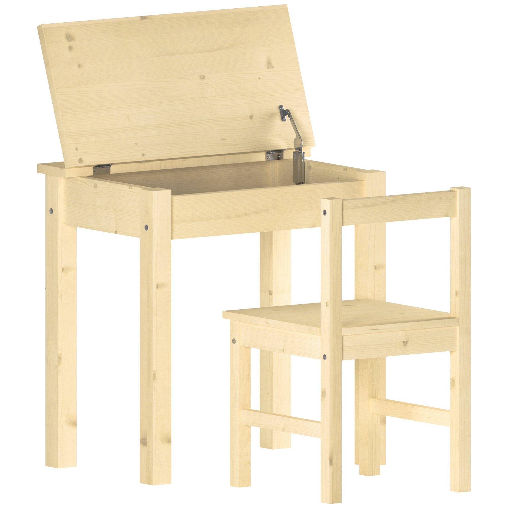 Pine - Lassic - Junior Vida Aries Desk & Chair - 7