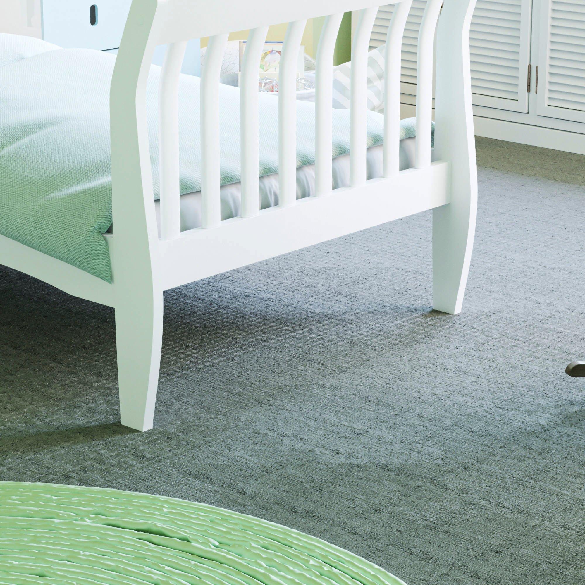 White - Lassic - Junior Vida Orion Single Sleigh Bed - 5