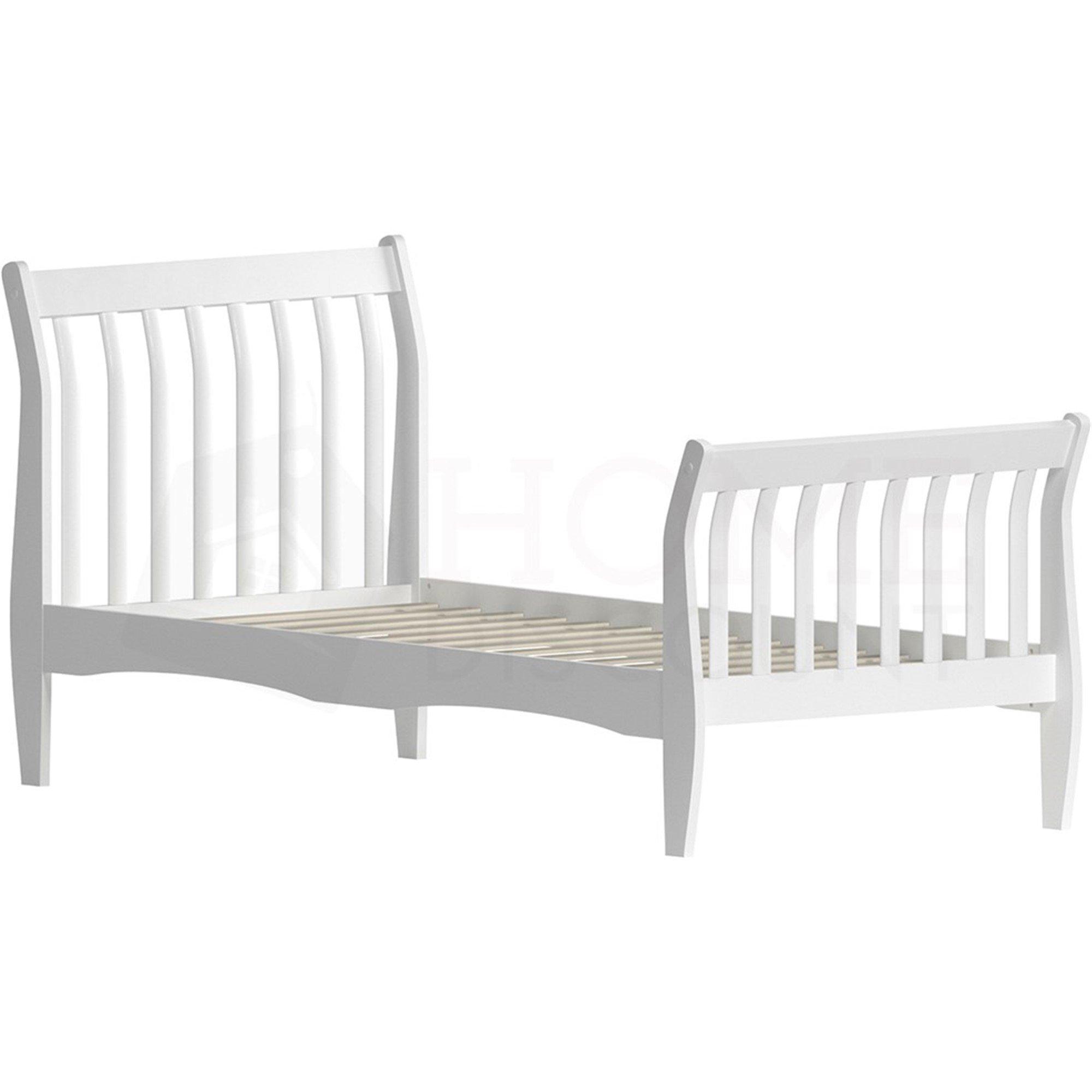 White - Lassic - Junior Vida Orion Single Sleigh Bed - 9