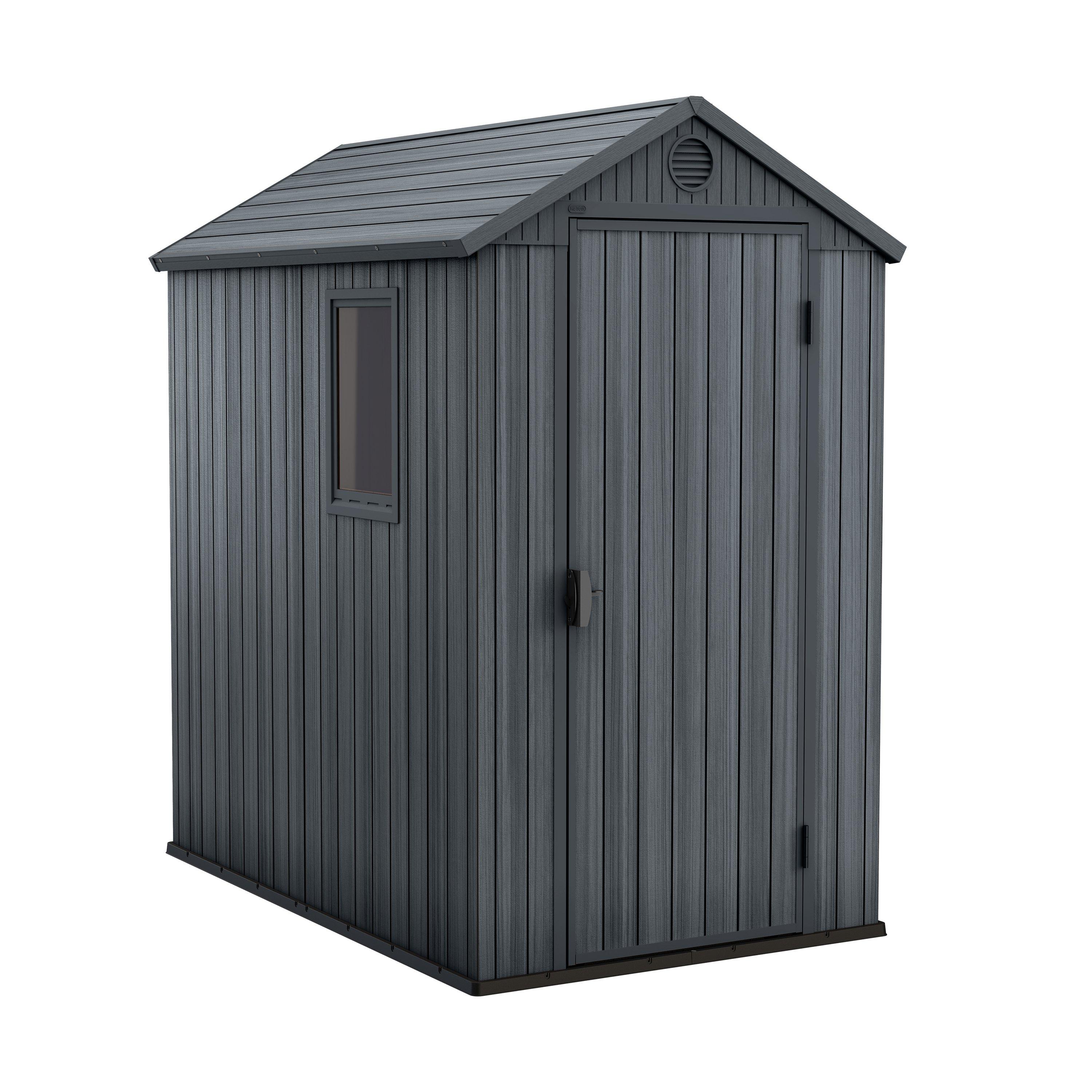 Keter  Darwin 4X6ft Shed - Grey