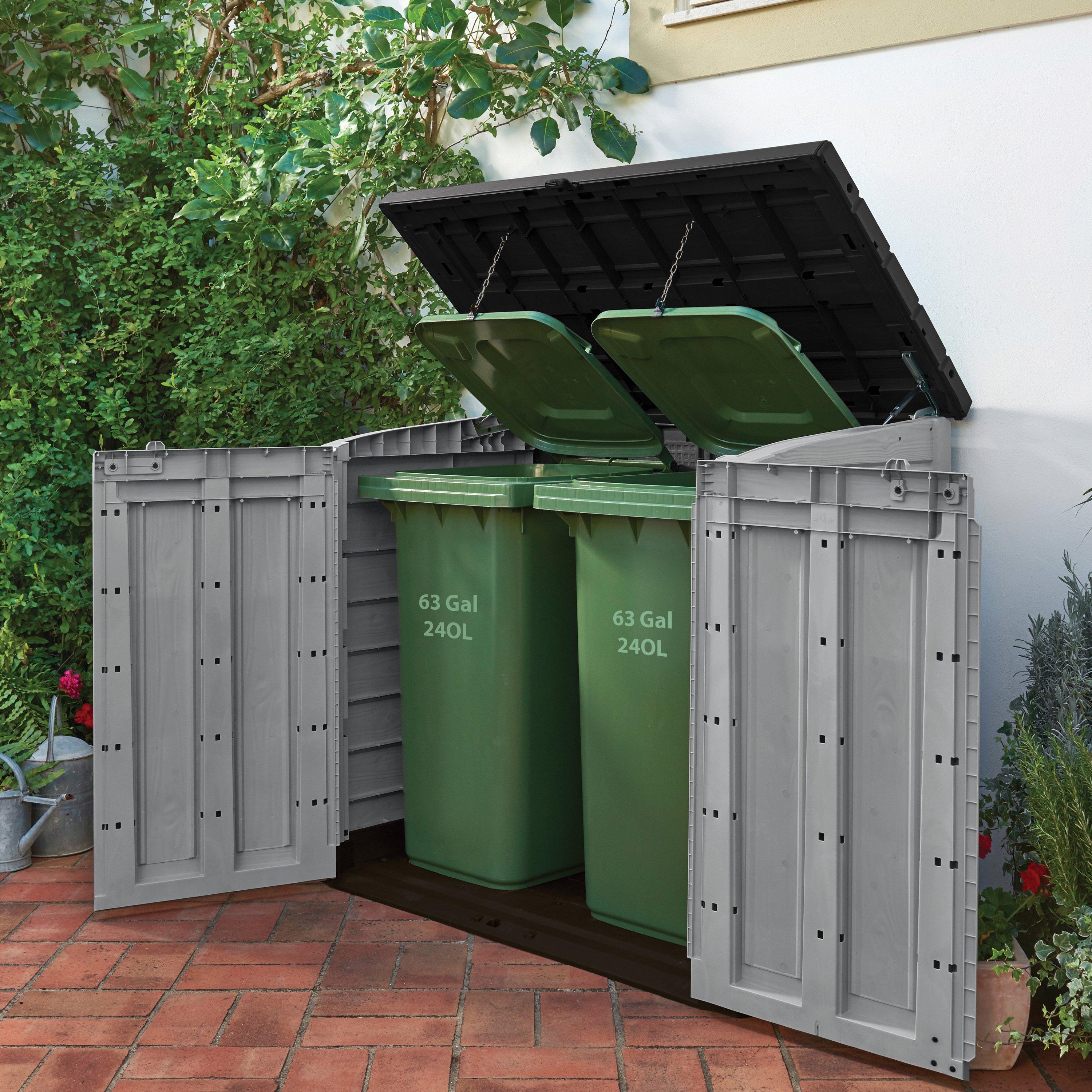 Grey - Keter - Store It Out Max 1200L Storage Box - 10