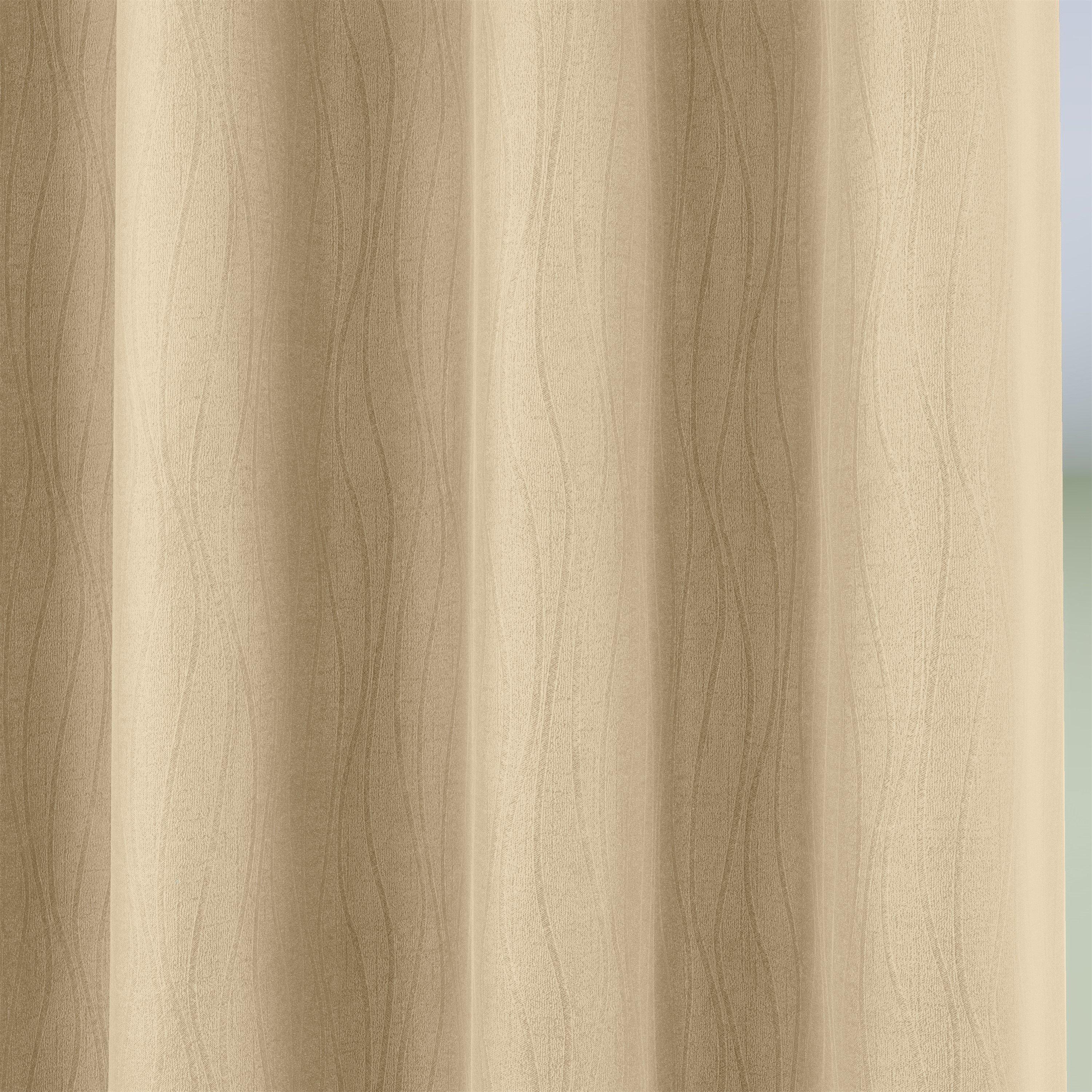 Cream - Enhanced Living - Goodwood Silver Thermal Blockout Eyelet Curtains - 3