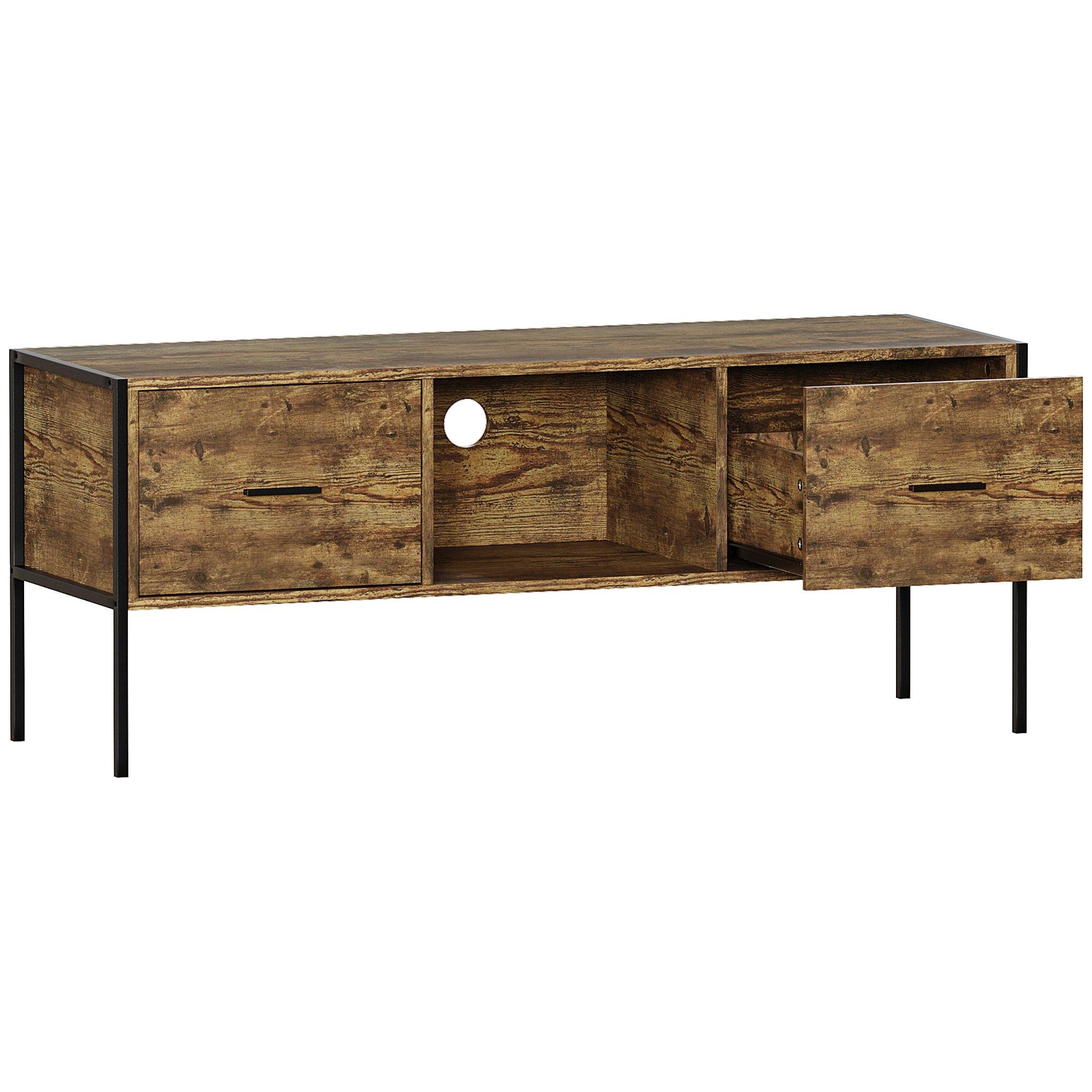 Dark Wood - Lassic - Vida Designs Brooklyn 2 Drawer TV Unit - 7