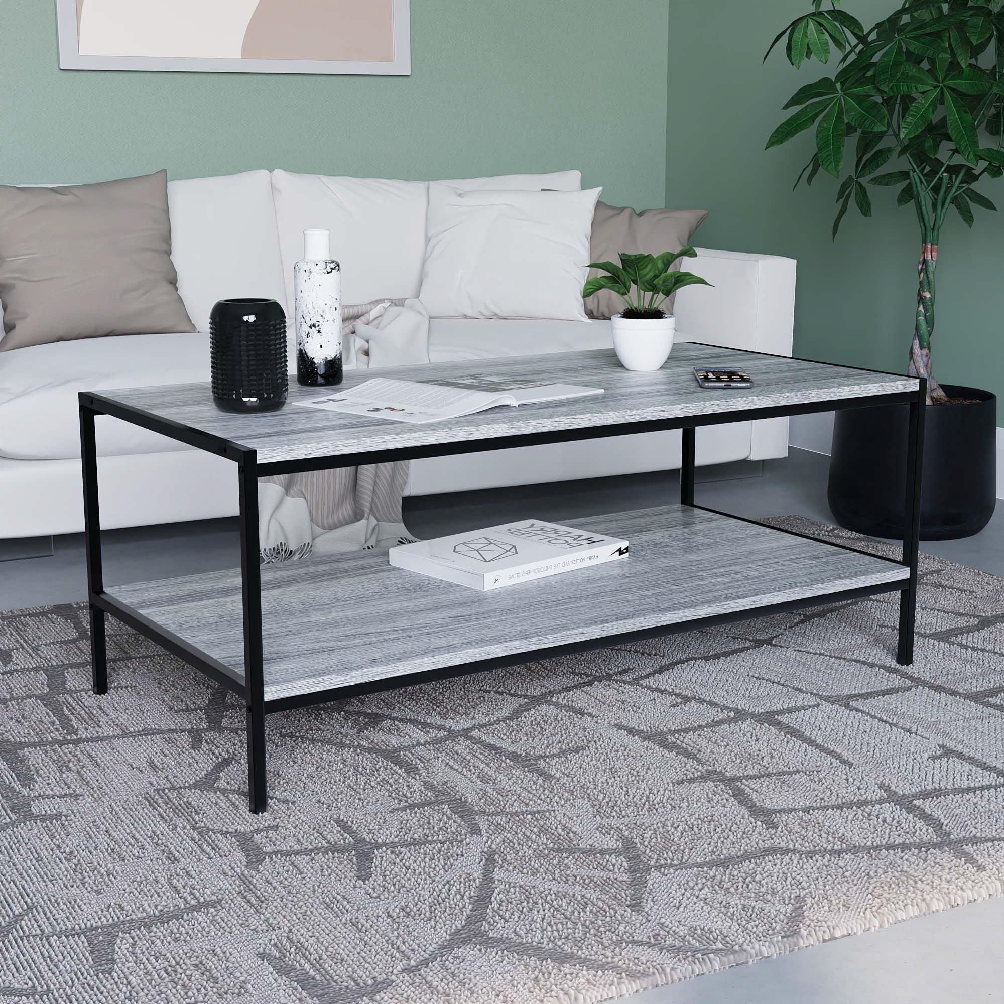 Grey - Lassic - Vida Designs Brooklyn Coffee Table - 1