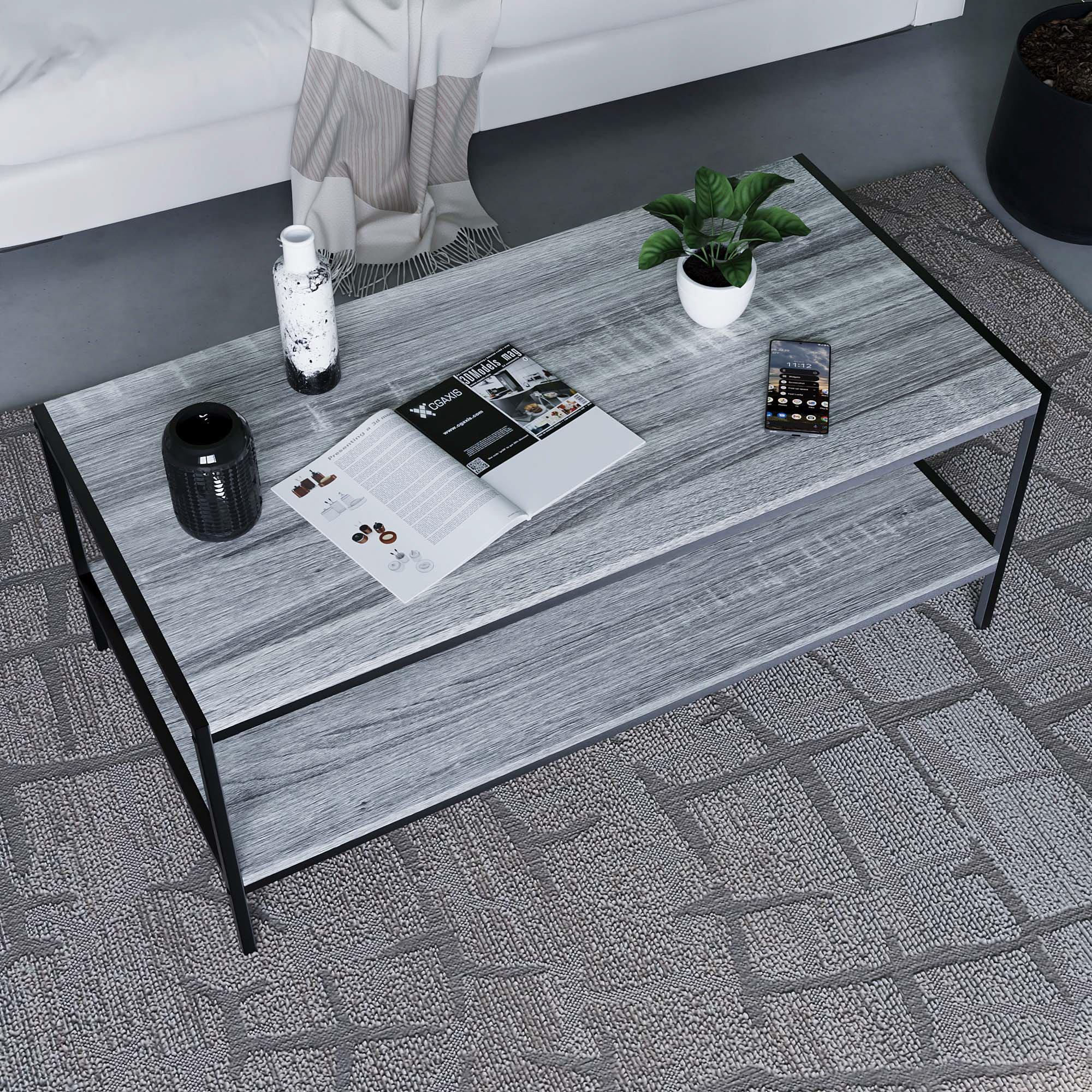 Grey - Lassic - Vida Designs Brooklyn Coffee Table - 4