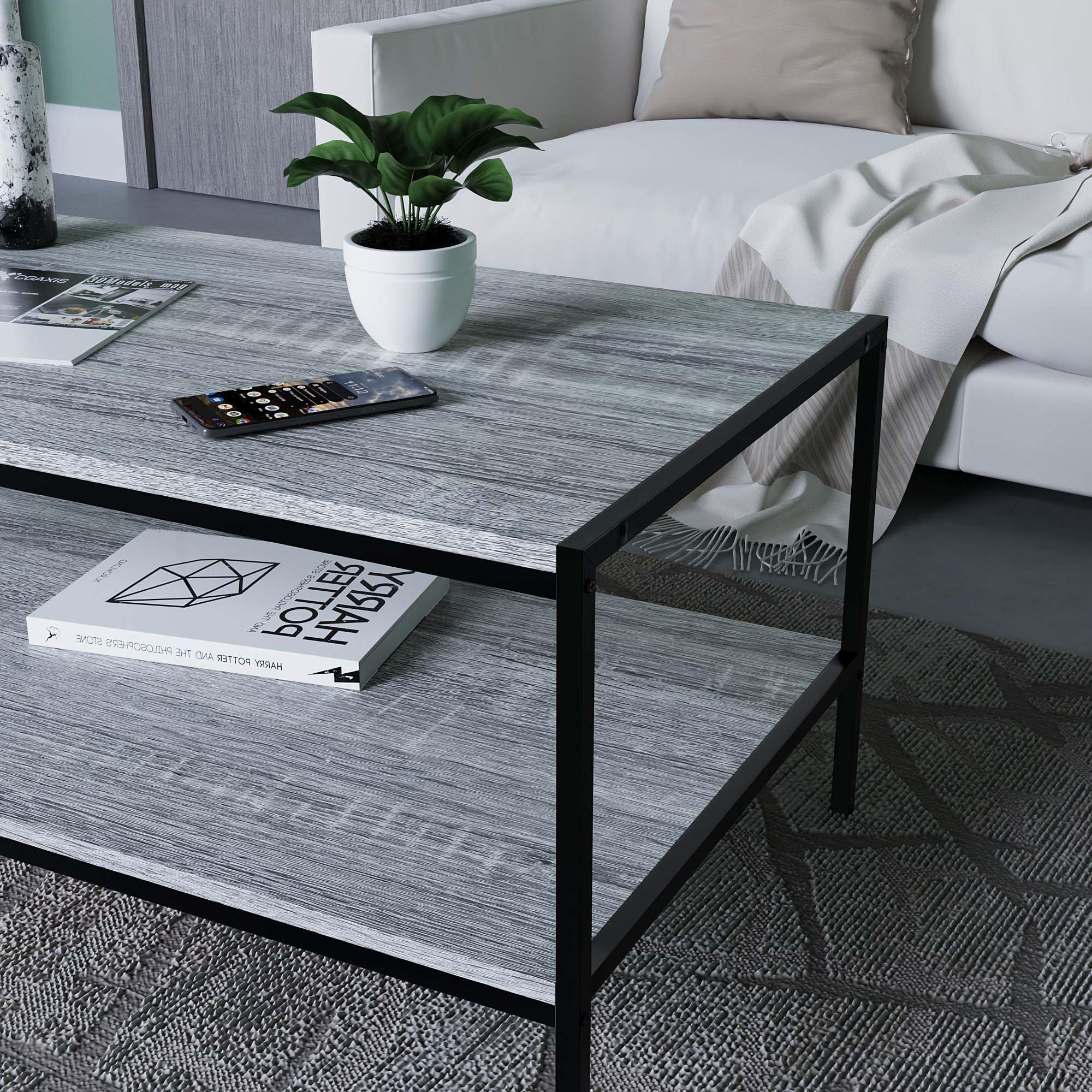 Grey - Lassic - Vida Designs Brooklyn Coffee Table - 6