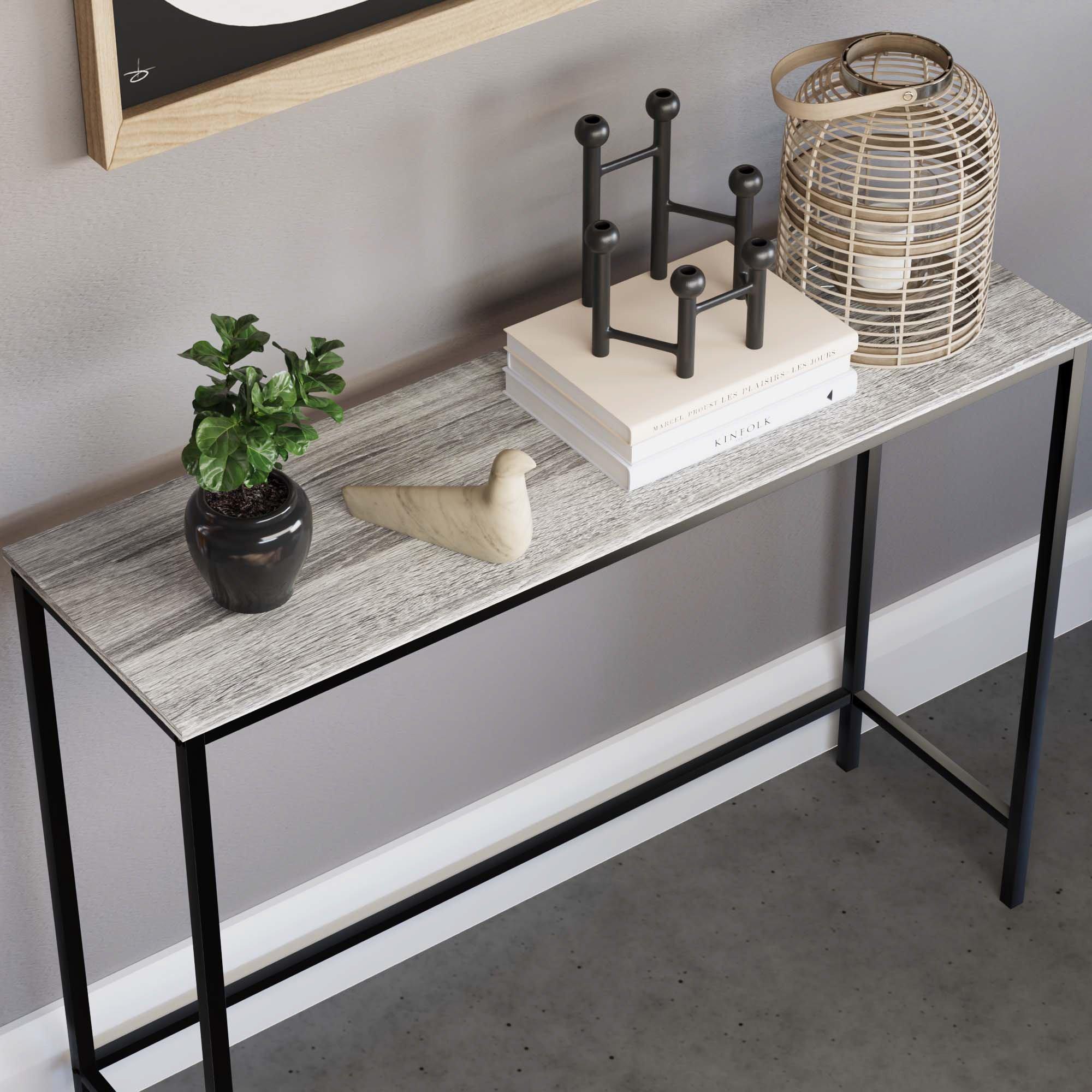 Grey - Lassic - Vida Designs Brooklyn Console Table - 4