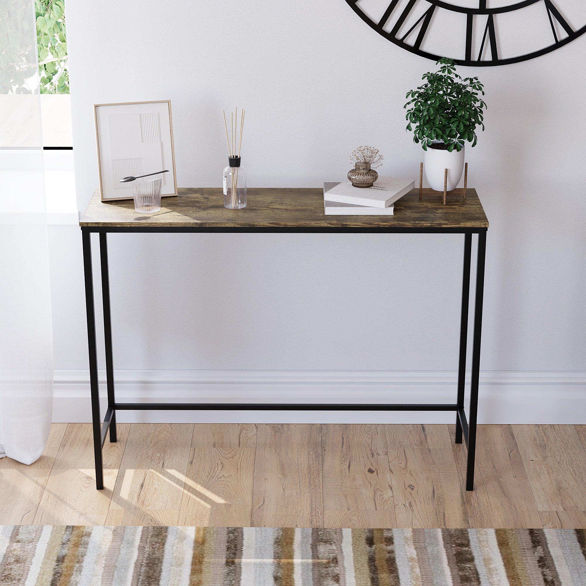 Dark Wood - Lassic - Vida Designs Brooklyn Console Table - 3