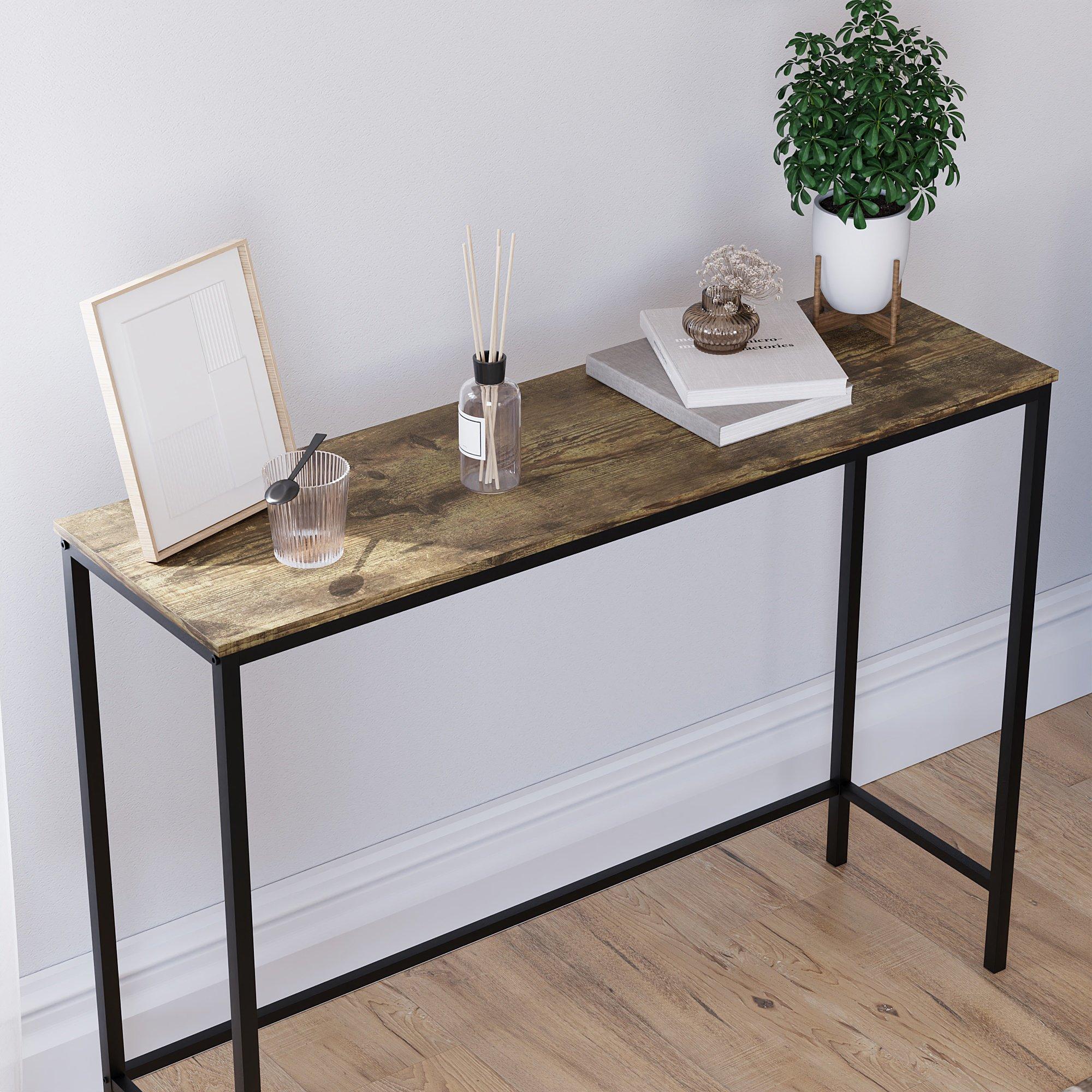 Dark Wood - Lassic - Vida Designs Brooklyn Console Table - 4