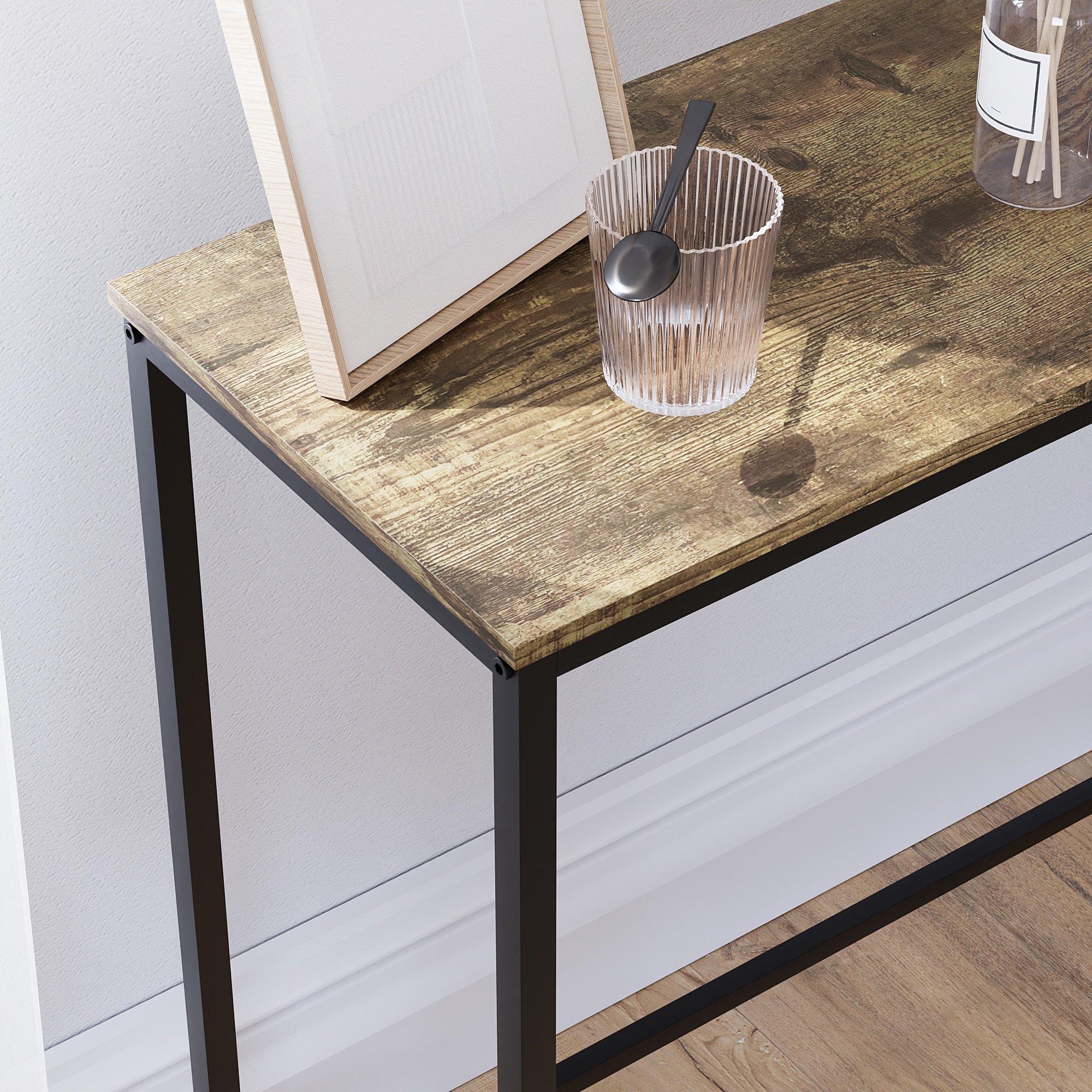 Dark Wood - Lassic - Vida Designs Brooklyn Console Table - 5