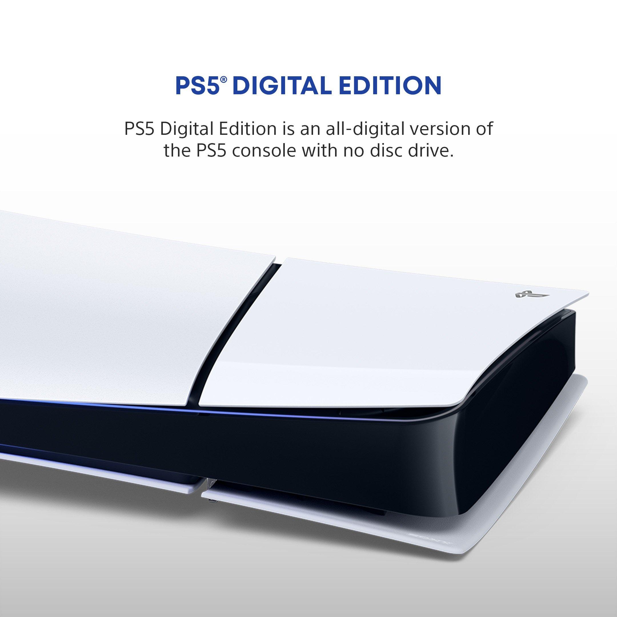 White - PlayStation - 5 Slim Digital Console - 3