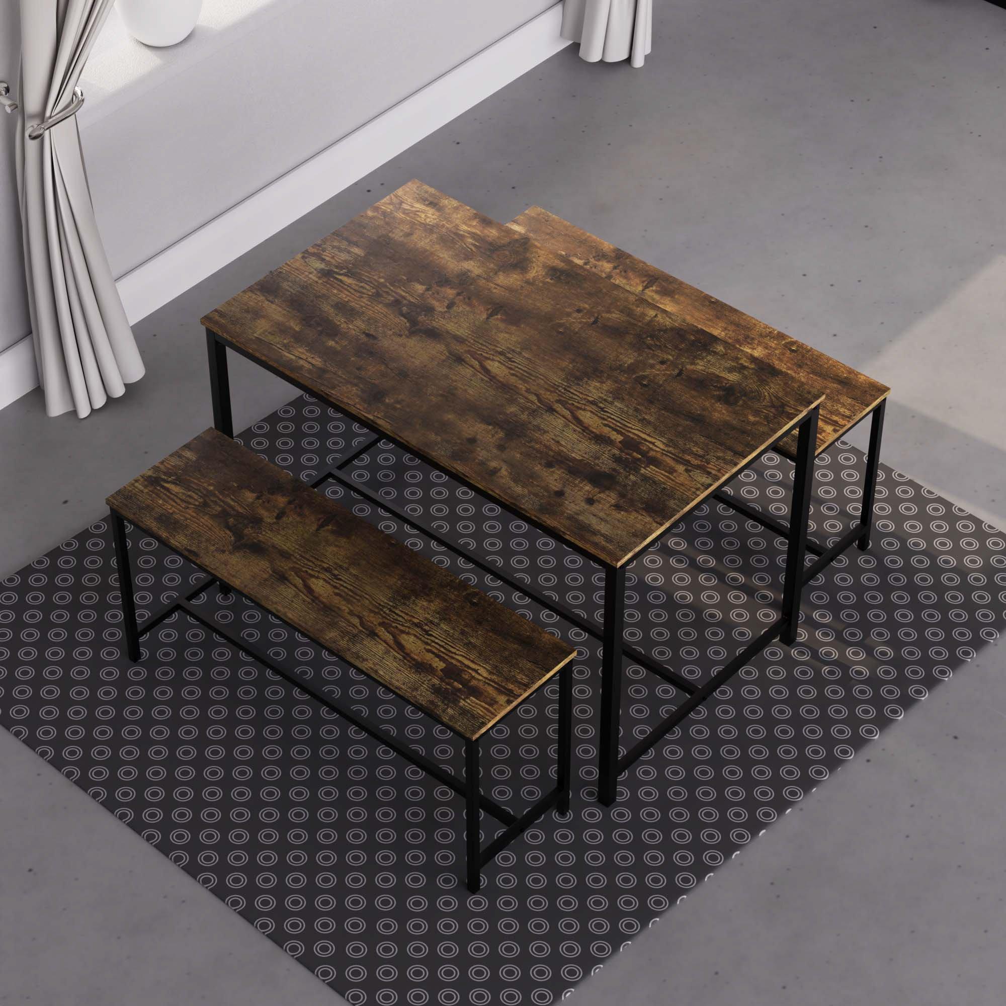 Dark Wood - Lassic - Vida Designs Brooklyn 4 Seater Dining Set - 5