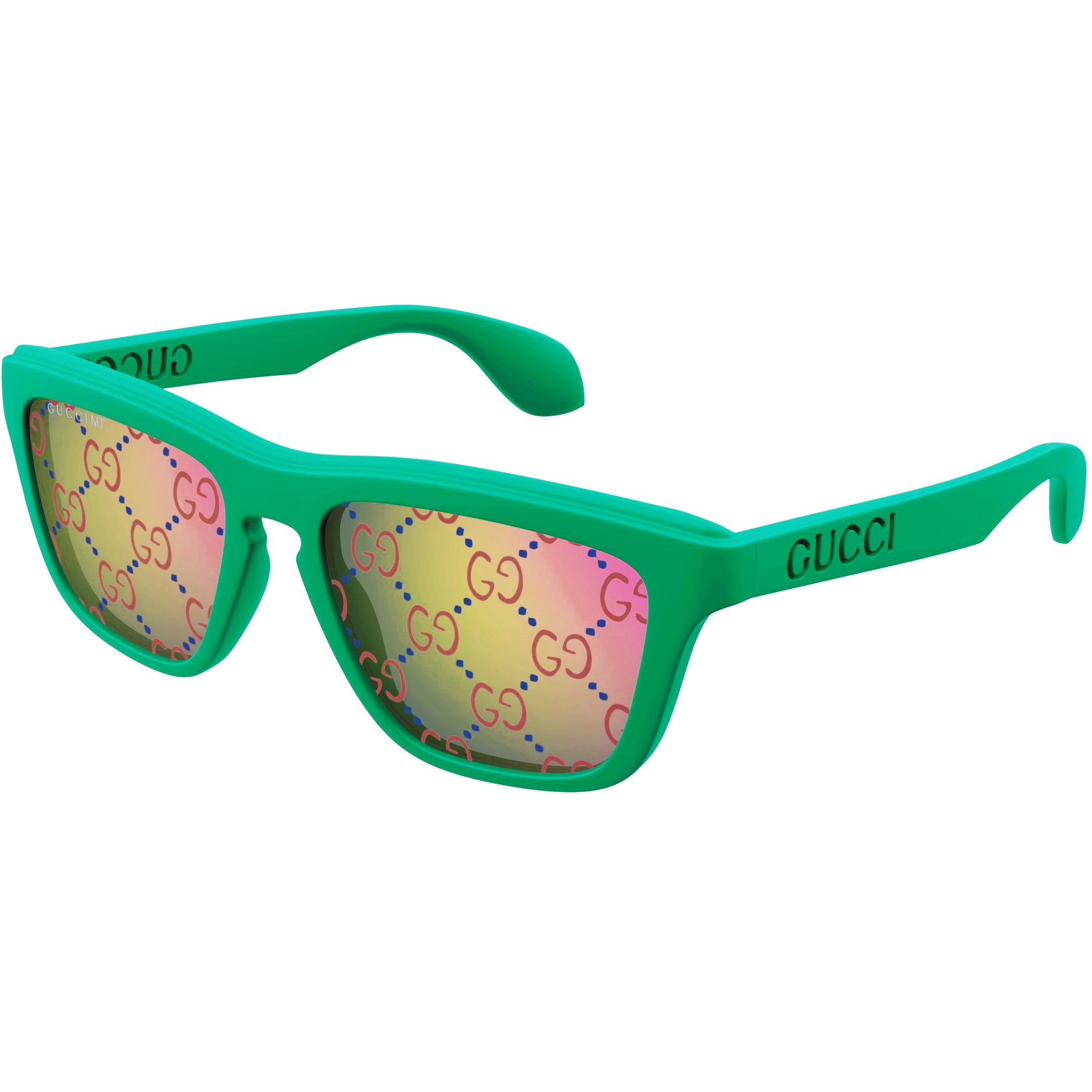 Green/Blue - Gucci - Men's Wayfarer Sunglasses - 4