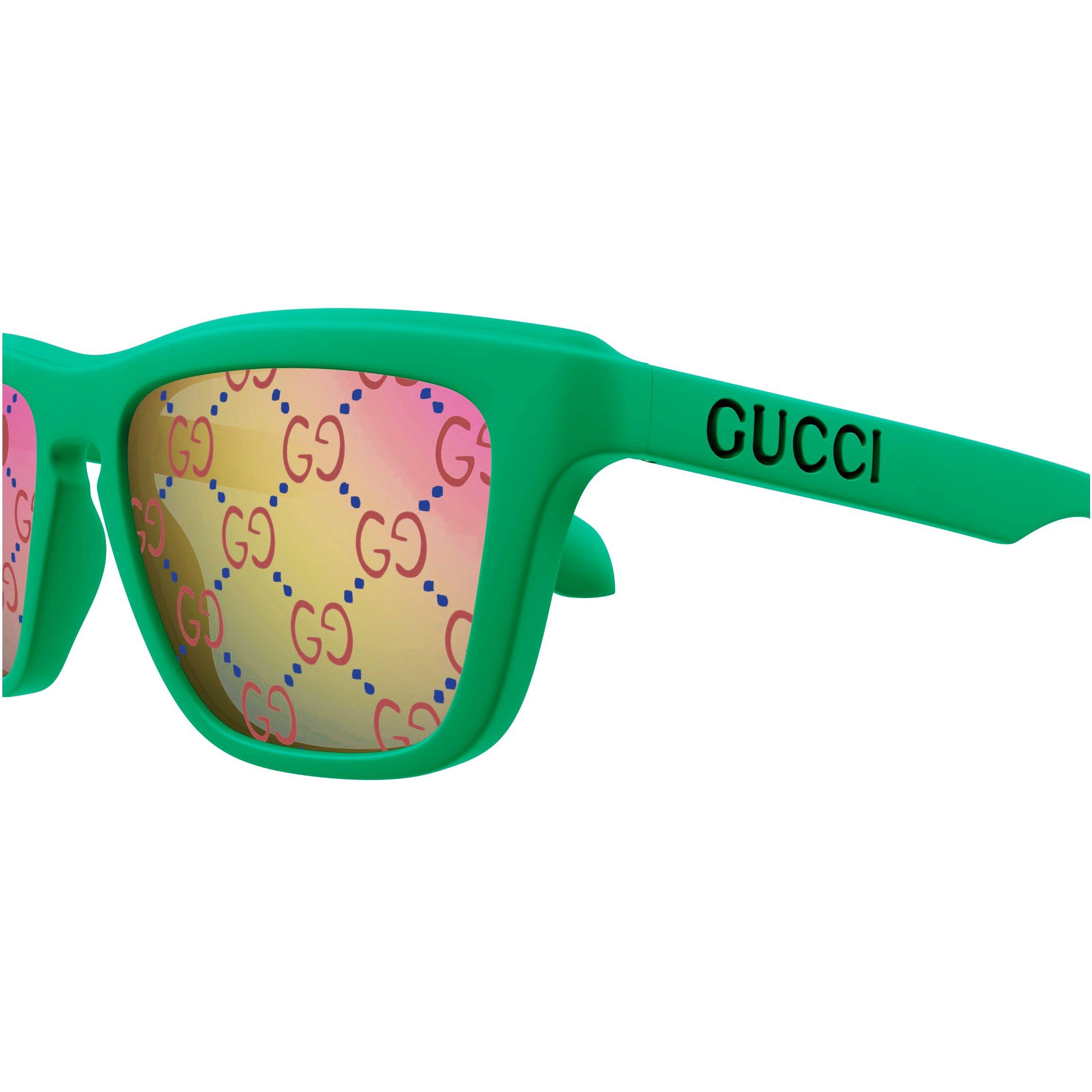 Green/Blue - Gucci - Men's Wayfarer Sunglasses - 6