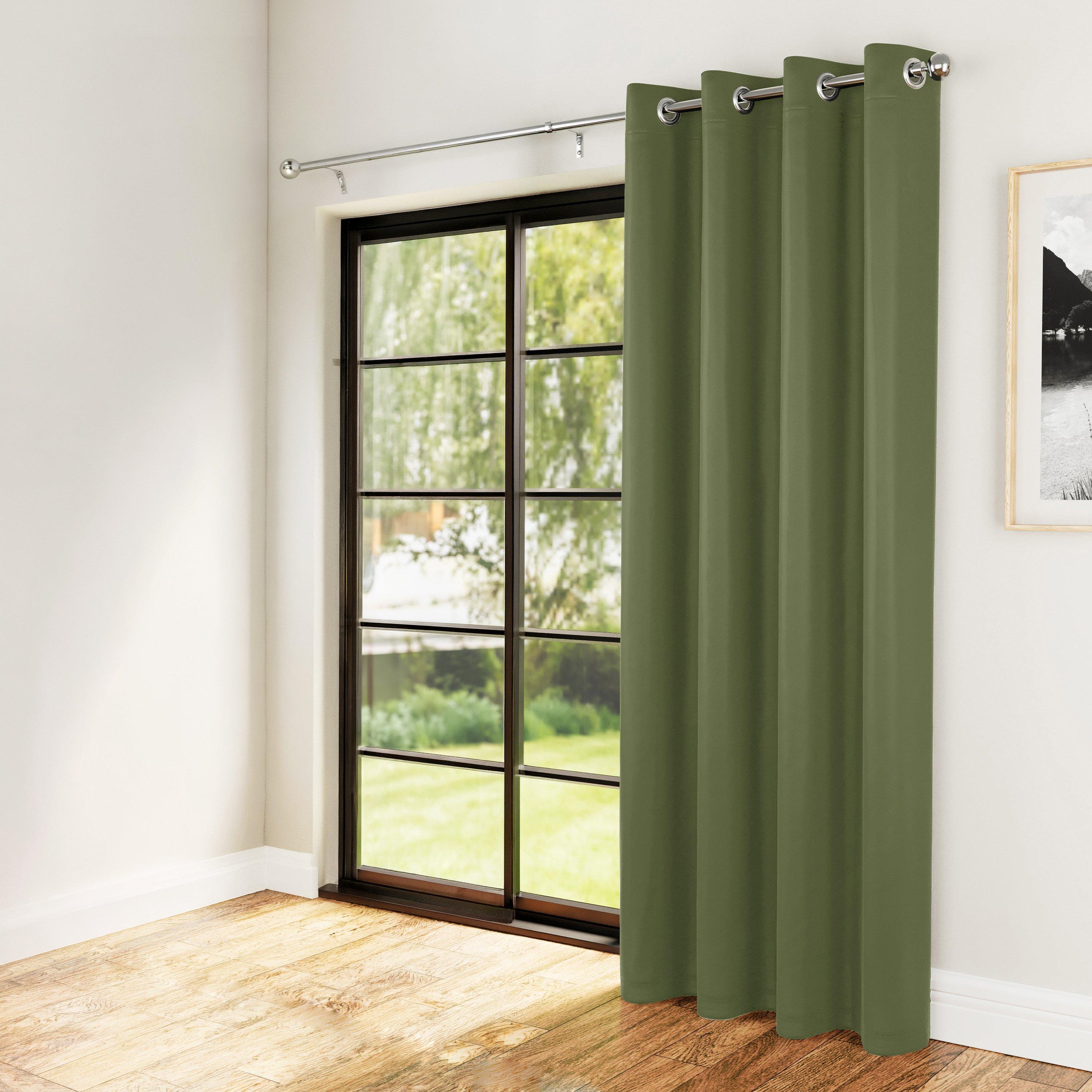 Plain Supersoft Thermal Blockout Door Curtain