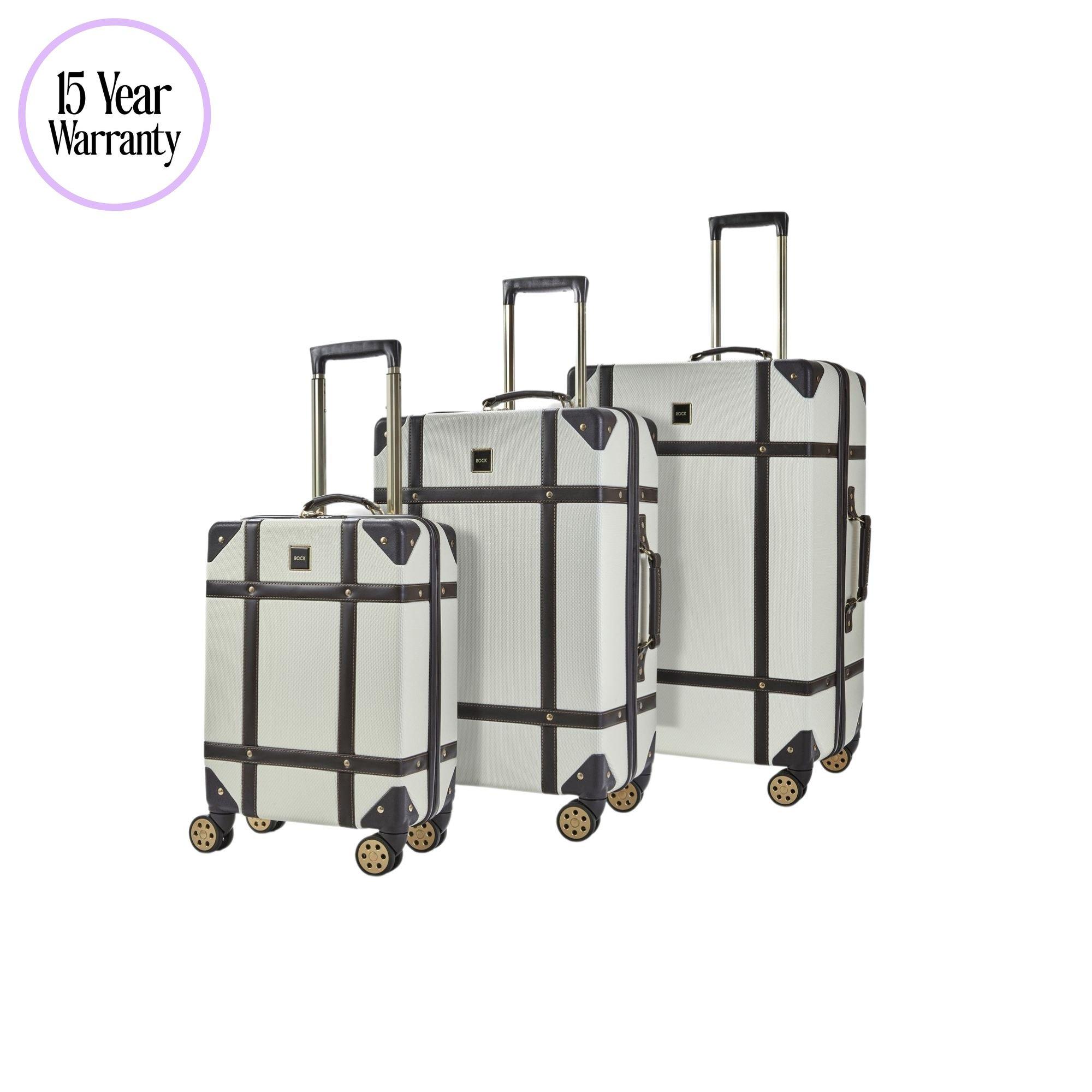 Cream - Rock - Rock Vintage Suitcase Cream - 1