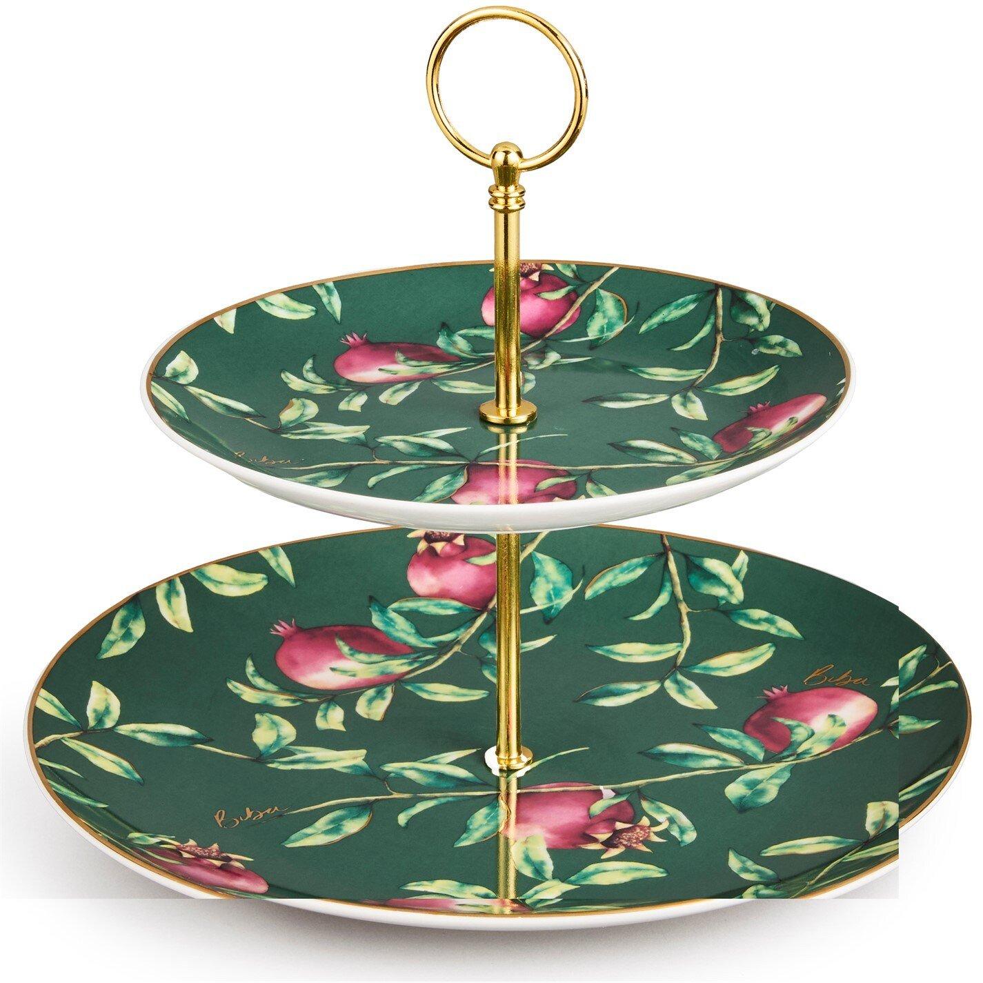 Granatapfel - Biba - Biba Printed Cake Stand - 3