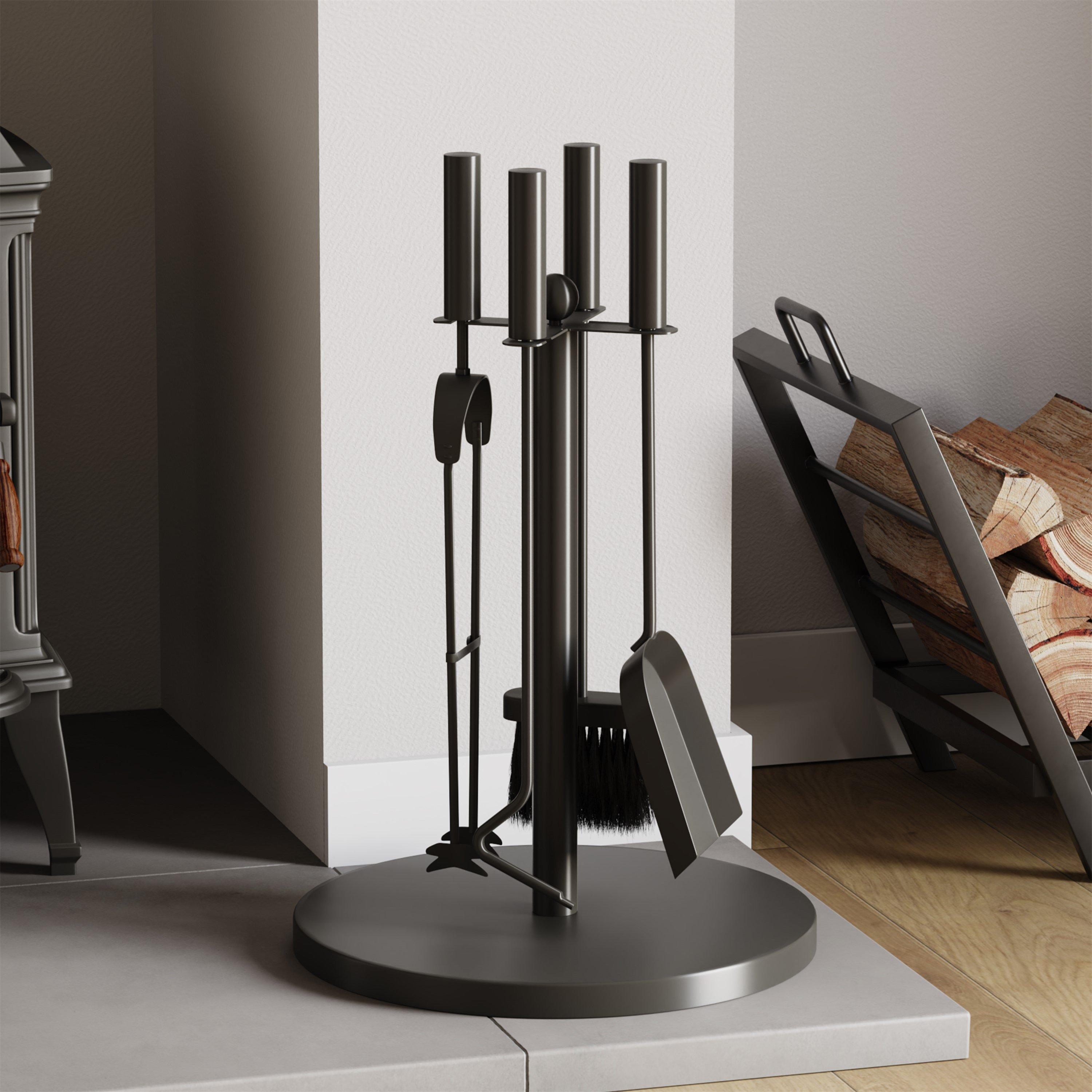 Lassic  Fire Vida 5 Piece Warwick Companion Set - Black - 5 Piece
