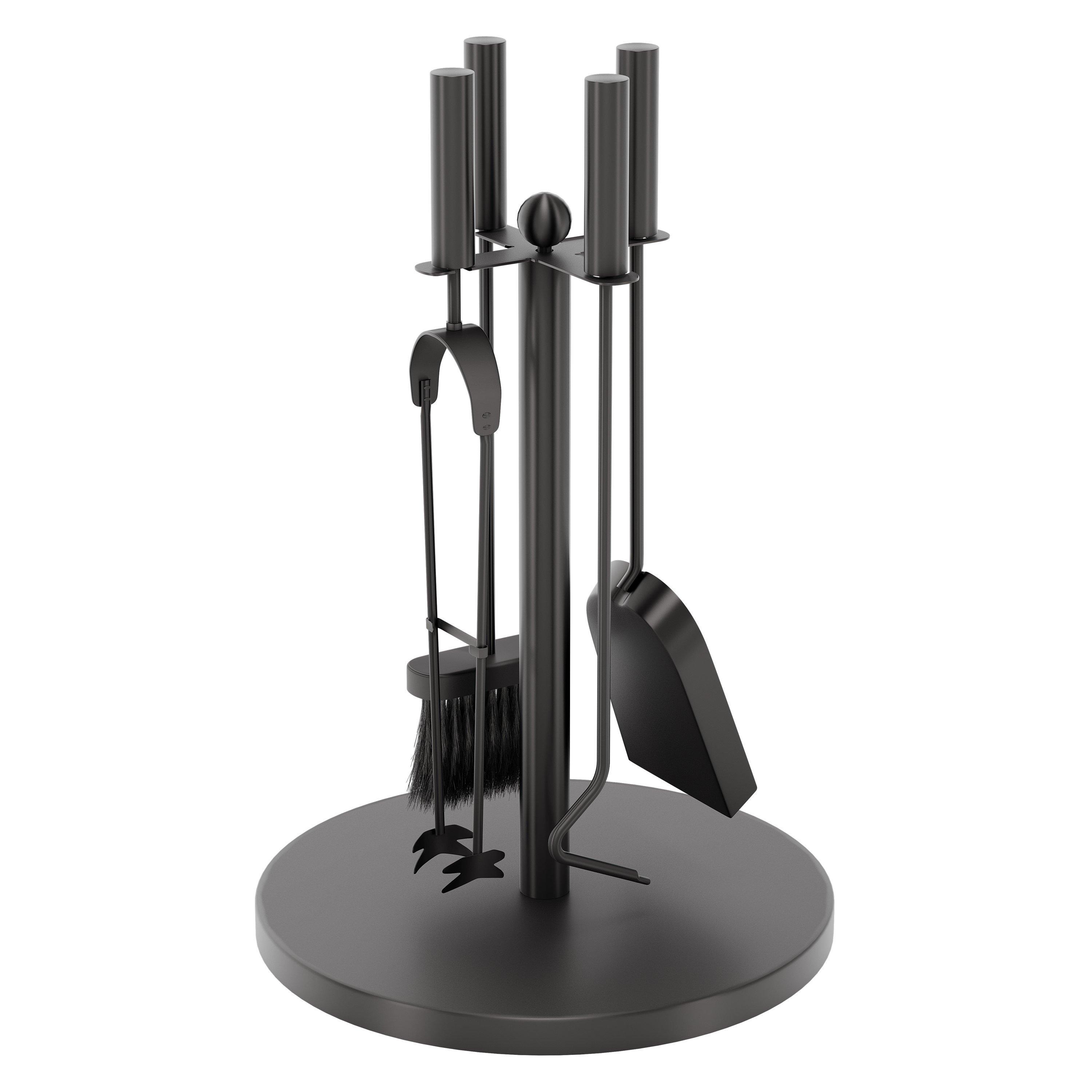 Black - Lassic - Fire Vida 5 Piece Warwick Companion Set - 8