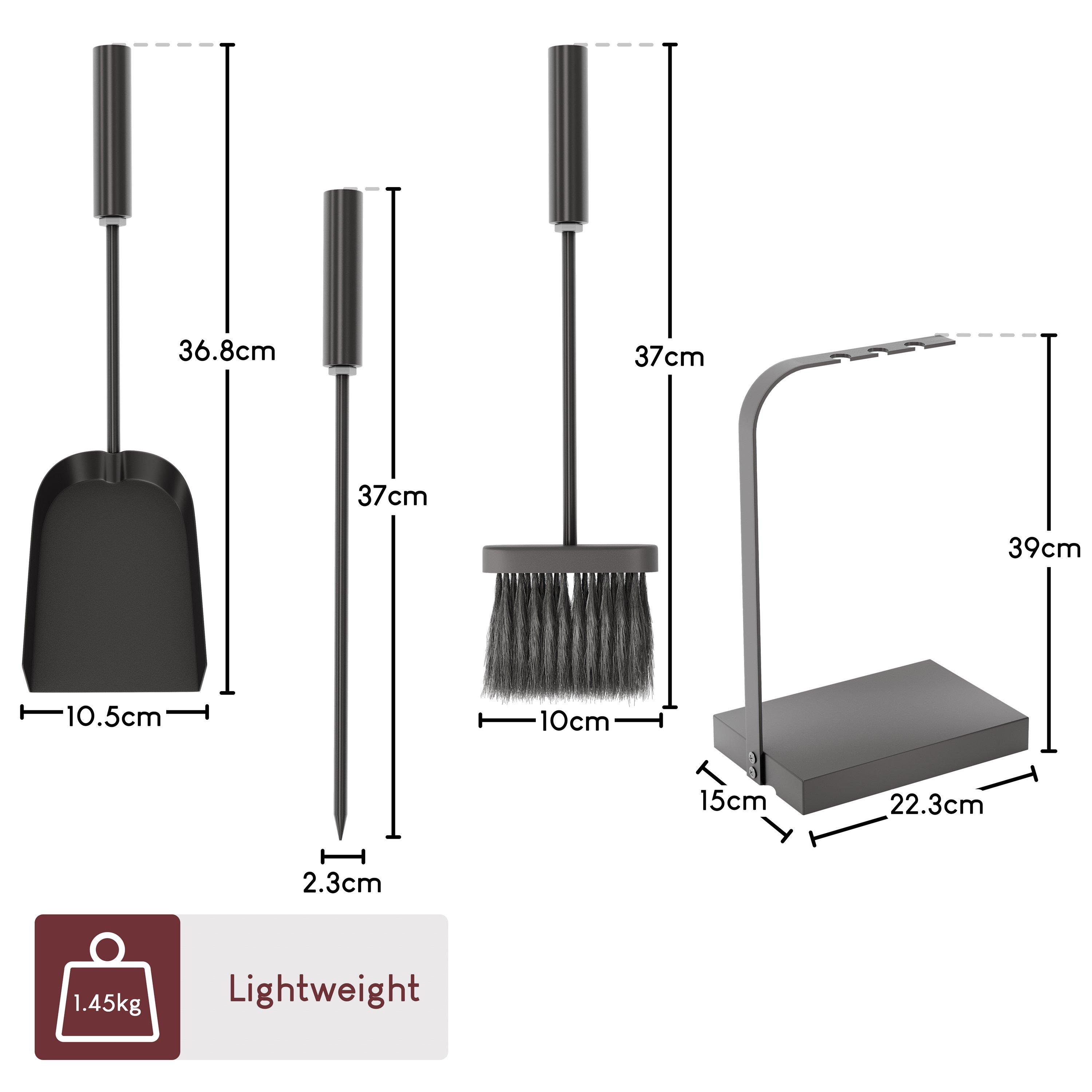 Black - Lassic - Fire Vida 4 Piece Aston Companion Set - 2