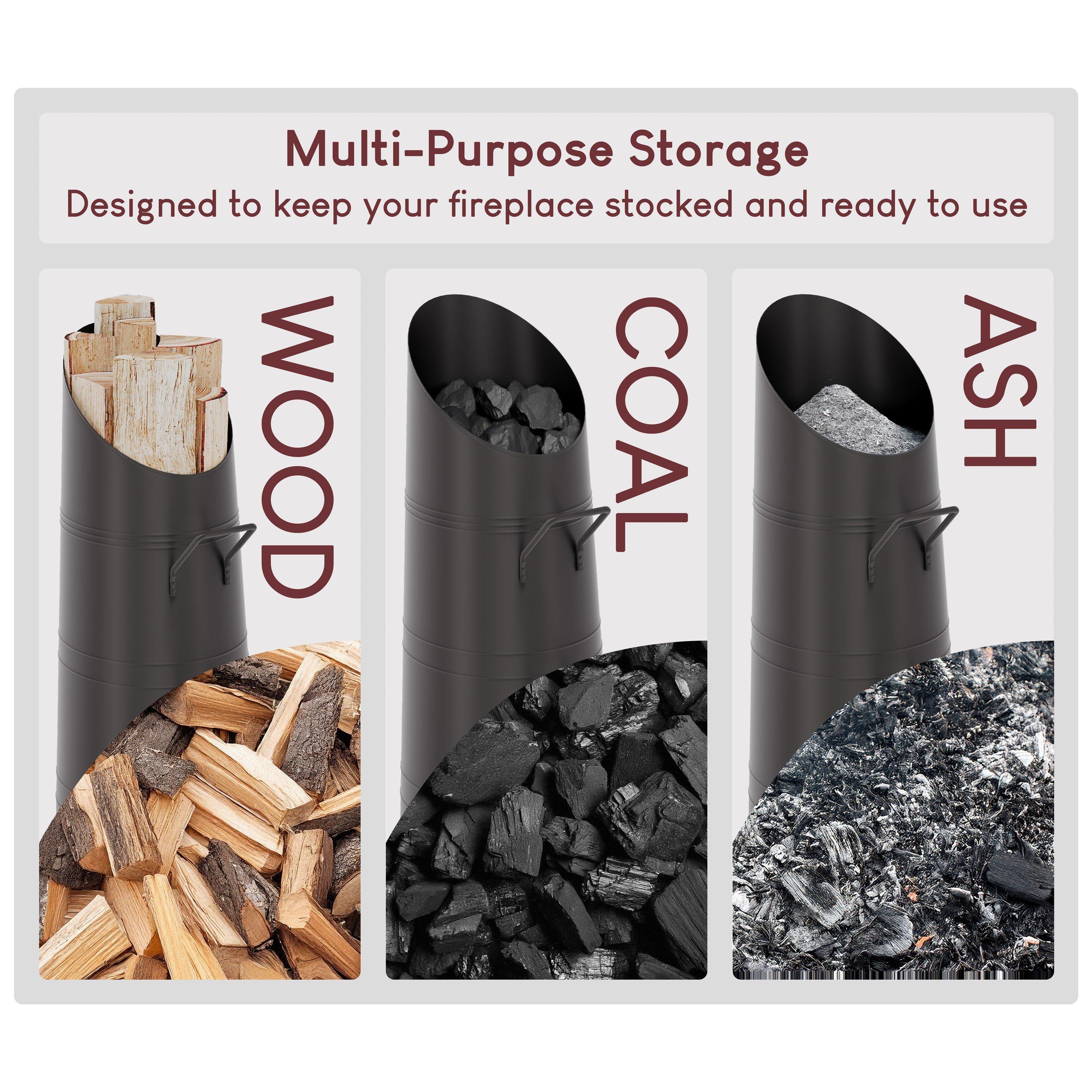 Black - Lassic - Fire Vida Hearth Shovel And Brush Set - 5