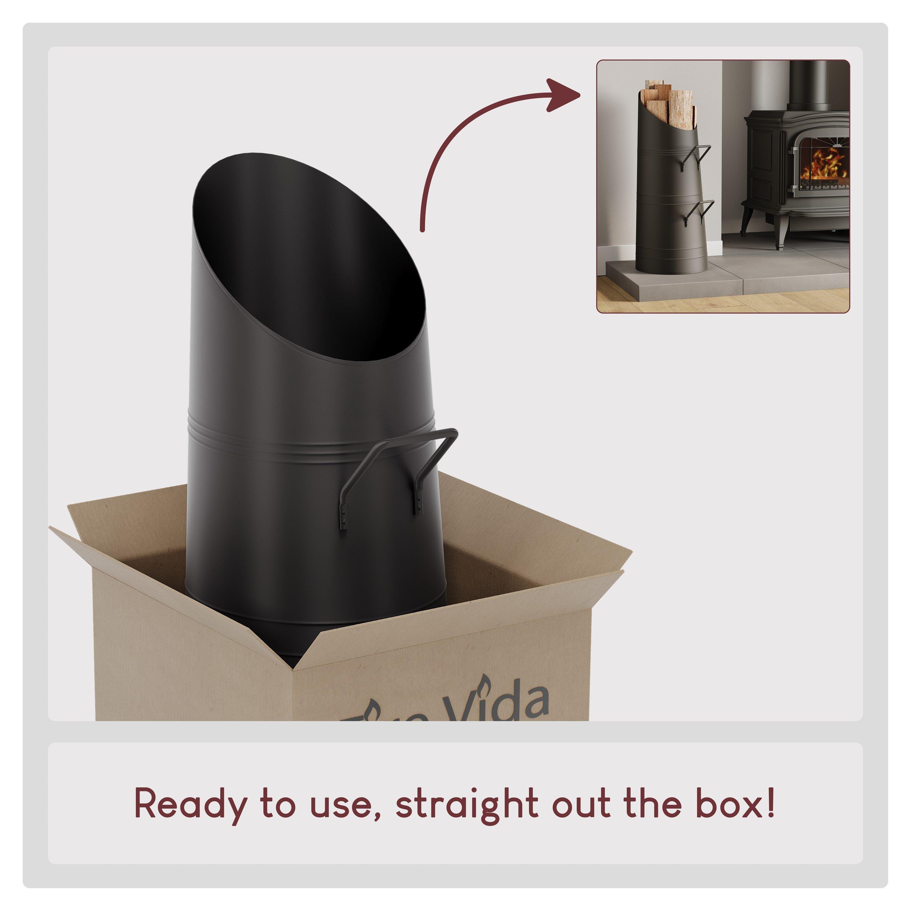 Black - Lassic - Fire Vida Hearth Shovel And Brush Set - 6