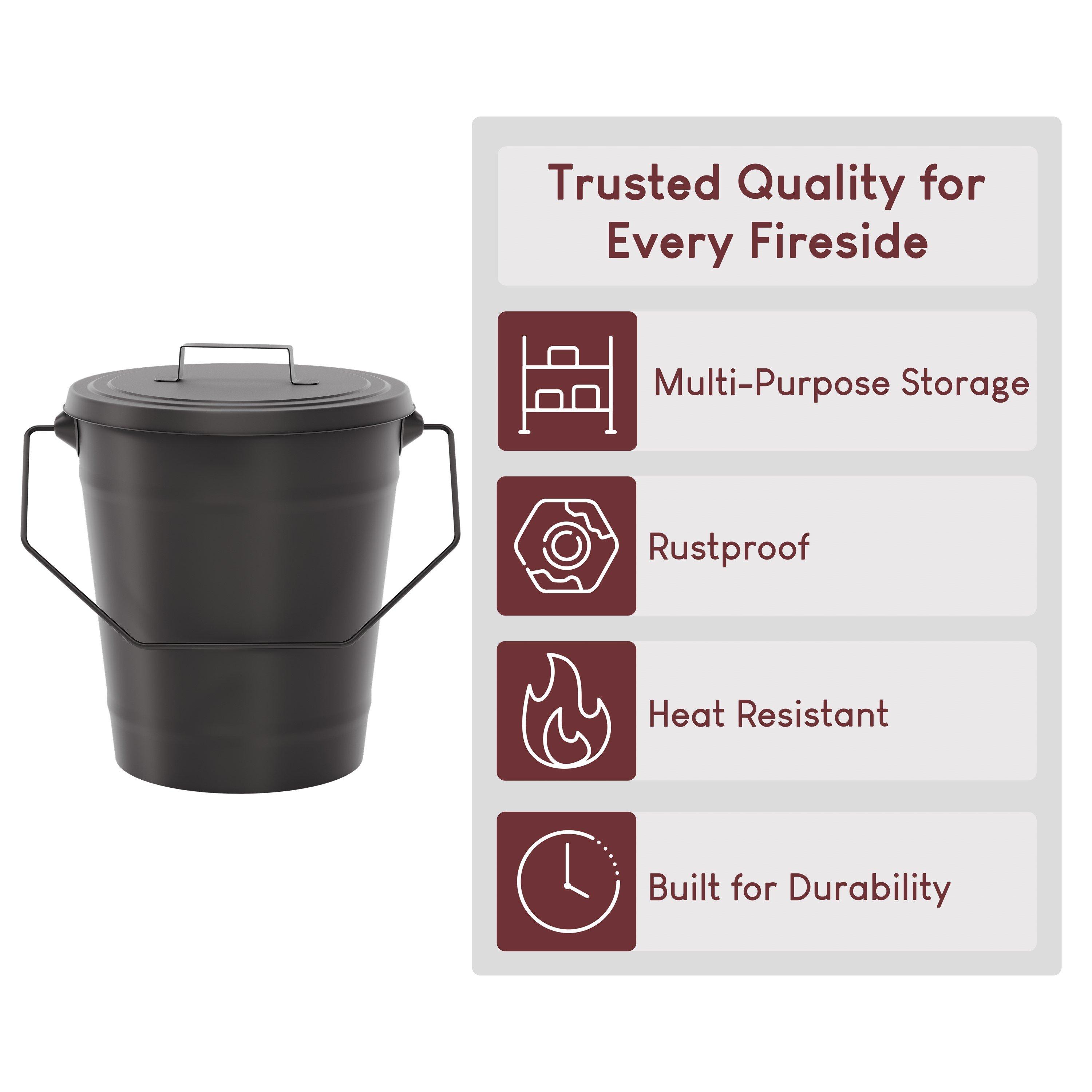 Black - Lassic - Fire Vida Ash Bucket - 7