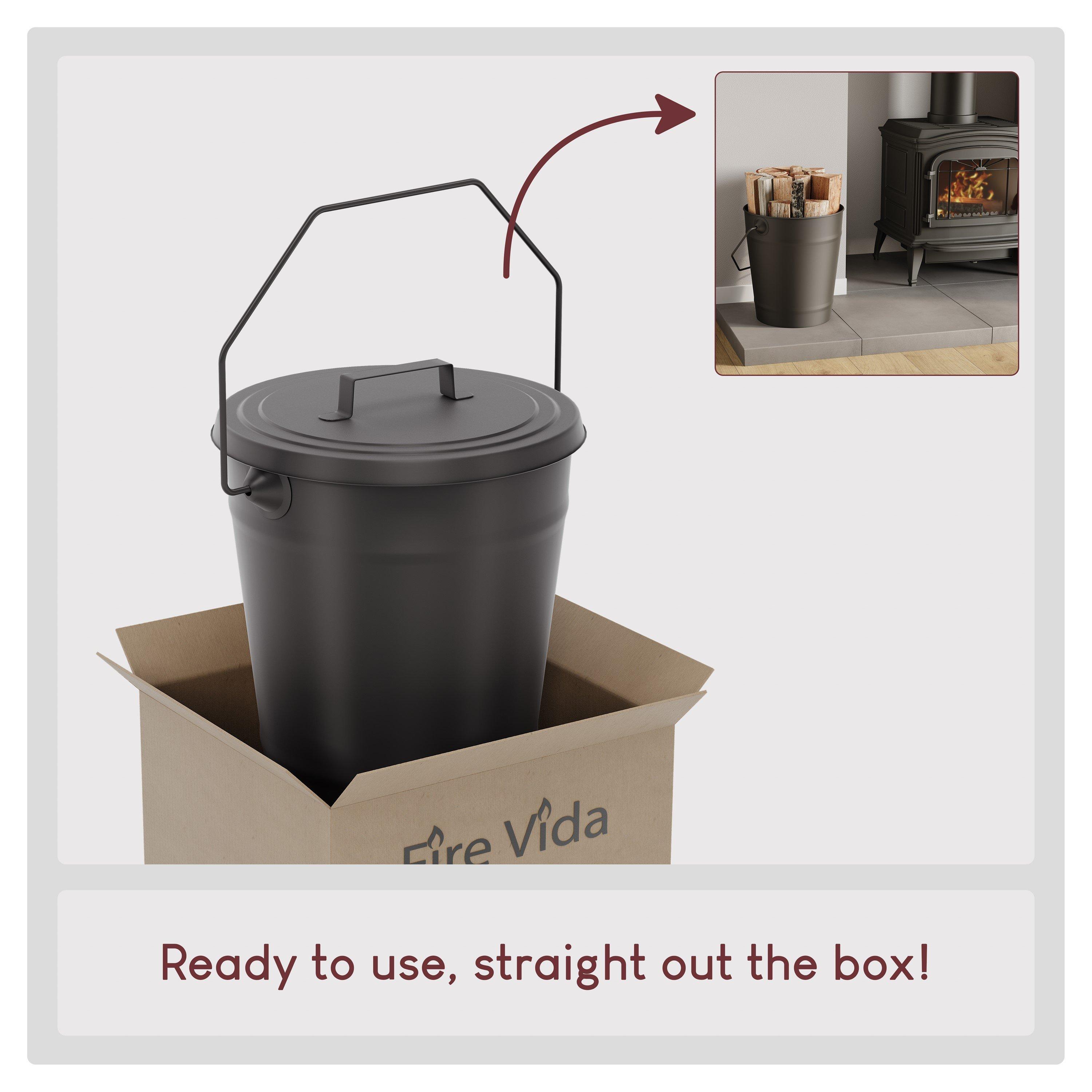 Black - Lassic - Fire Vida Ash Bucket - 8