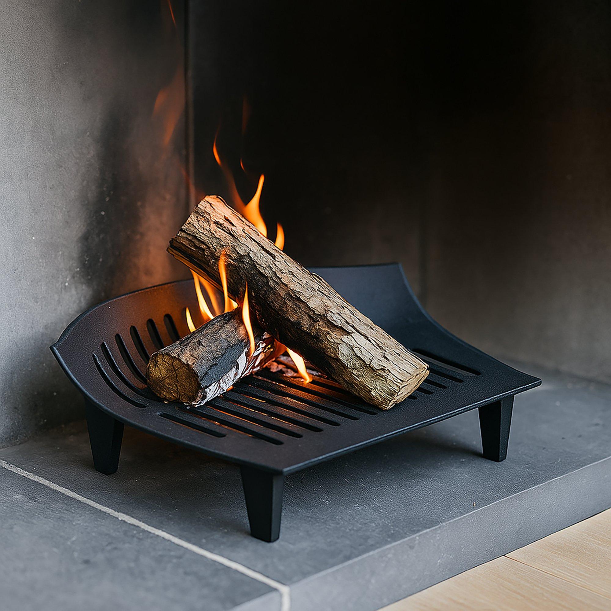 Black - Lassic - Fire Vida Cast Iron Fire Grate Large - 1